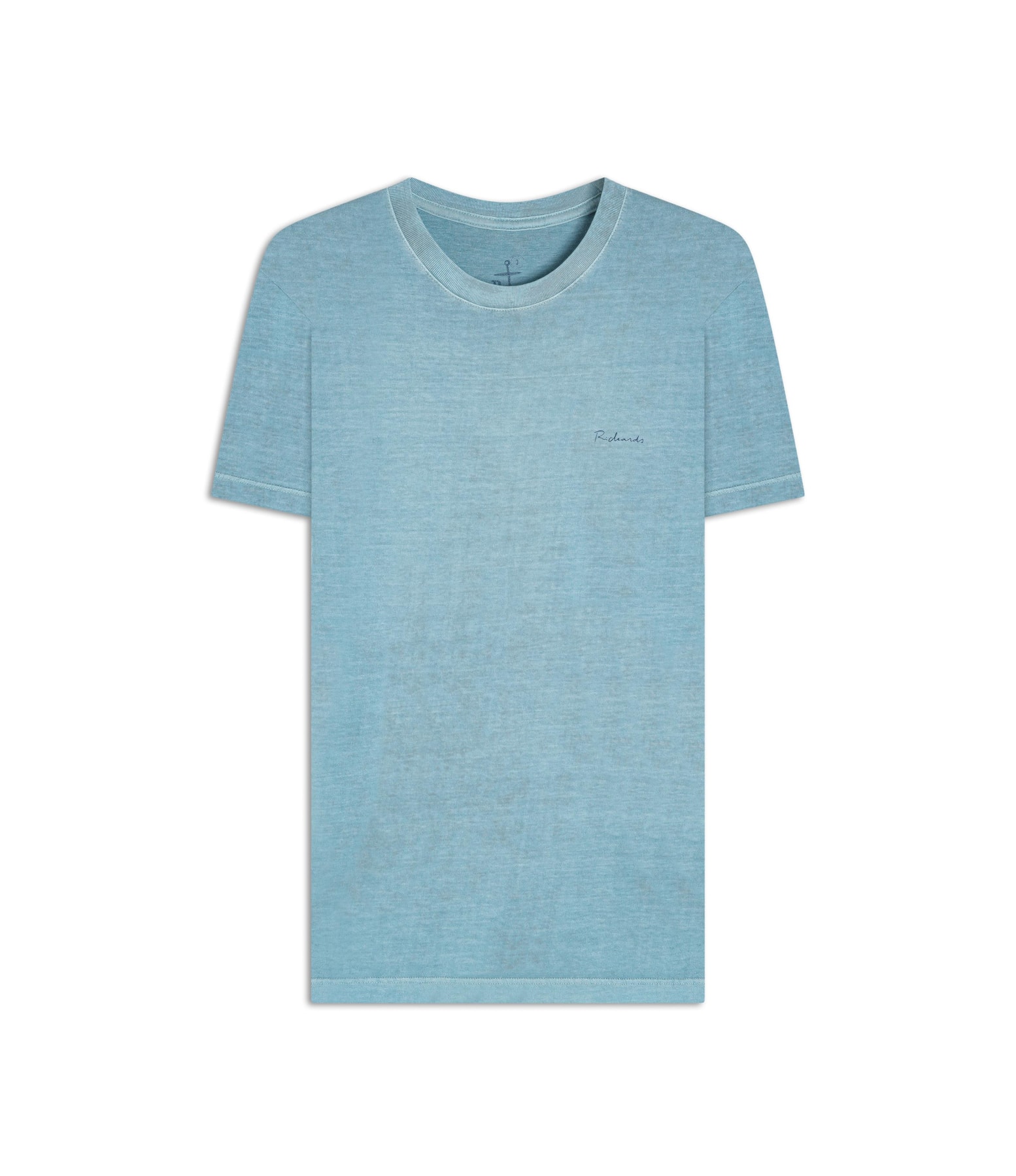 T-Shirt  Washed Abstract Azul Piscina