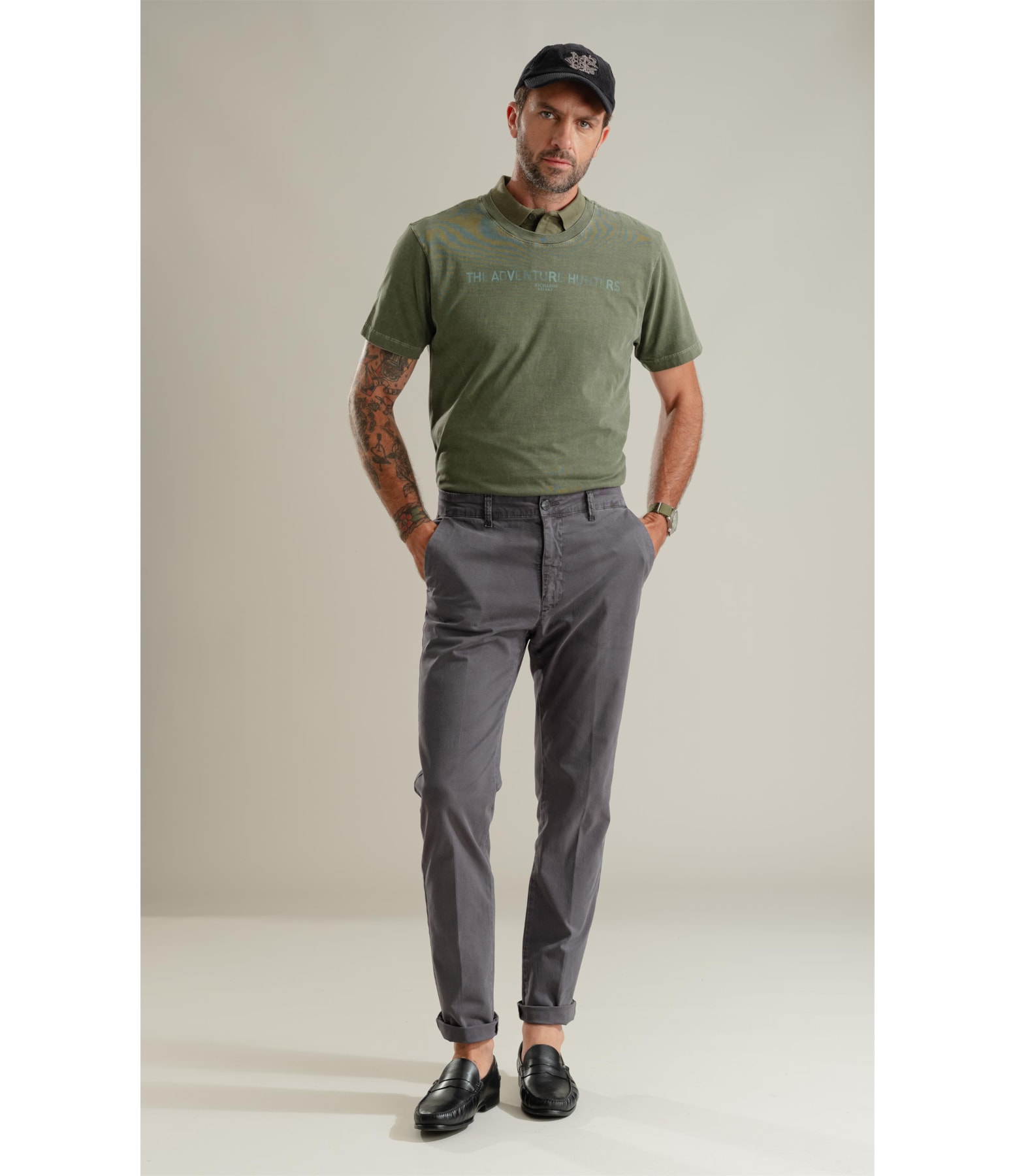 T-Shirt Washed Adventure Hunters Floresta
