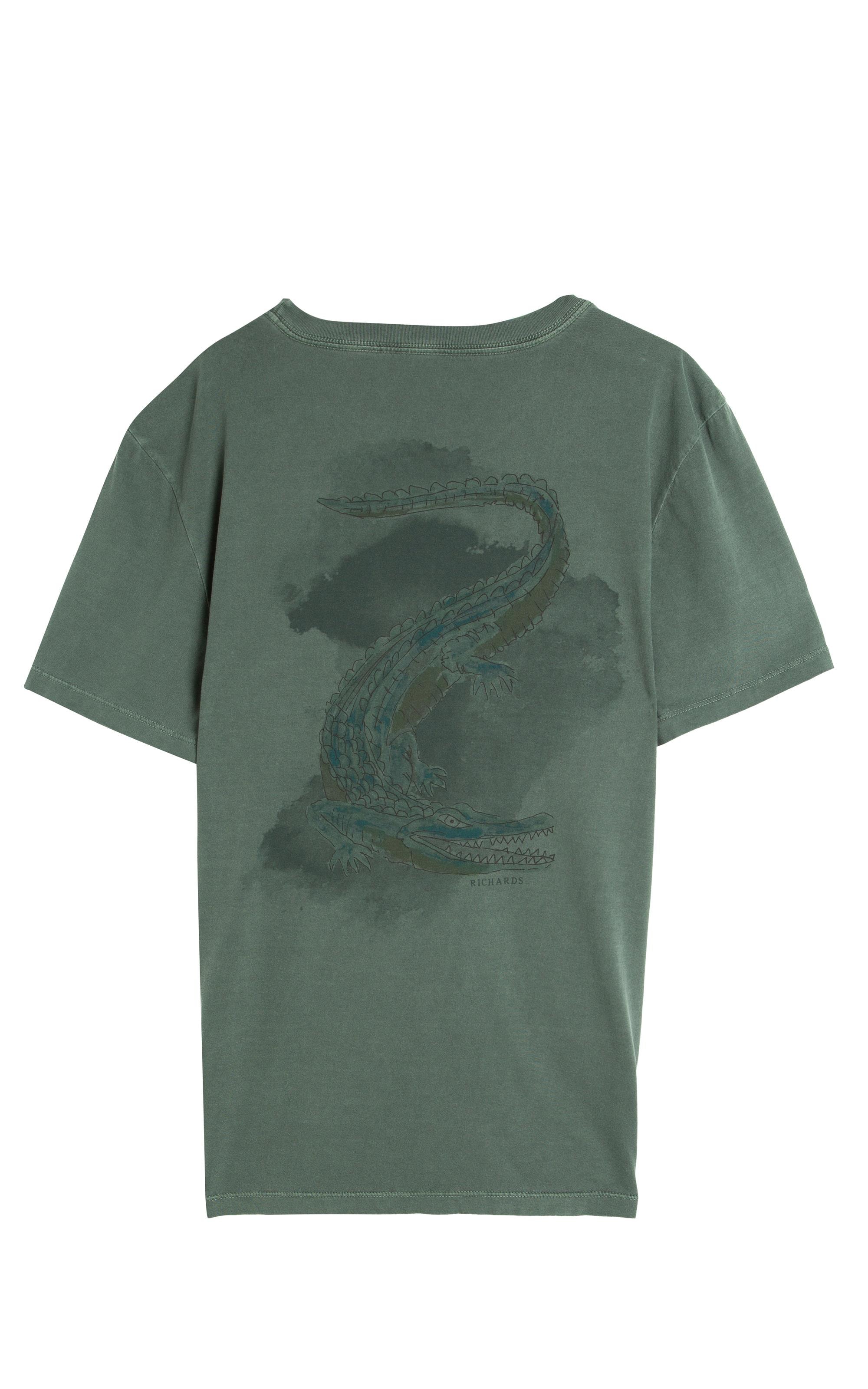 T-Shirt Washed Alligator Mc Floresta
