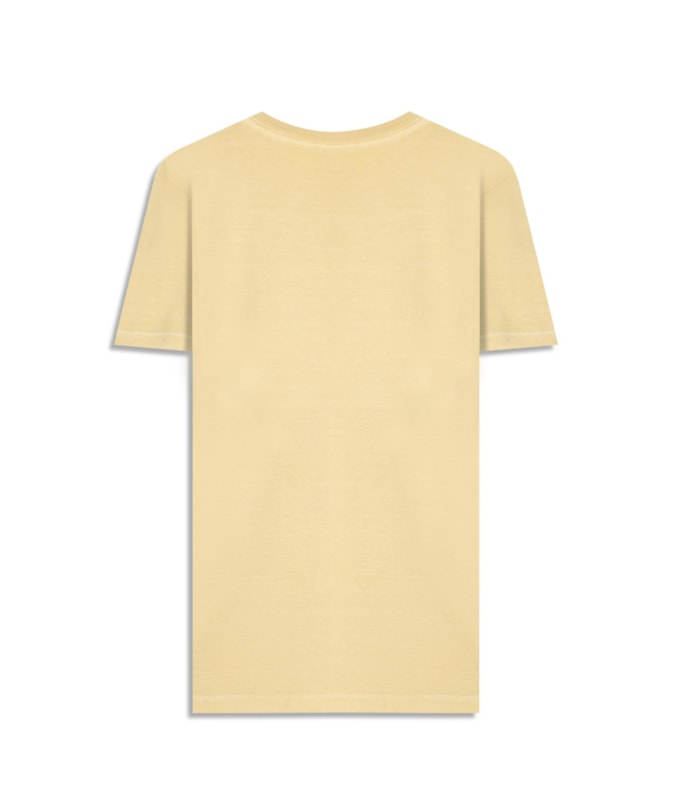 T-Shirt Washed Amarelo