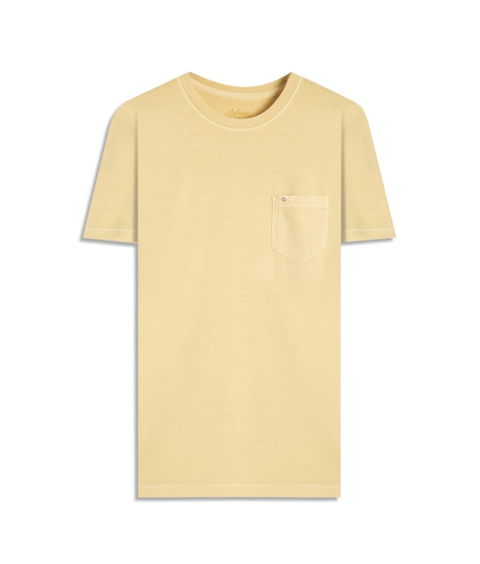 T-Shirt Washed Amarelo
