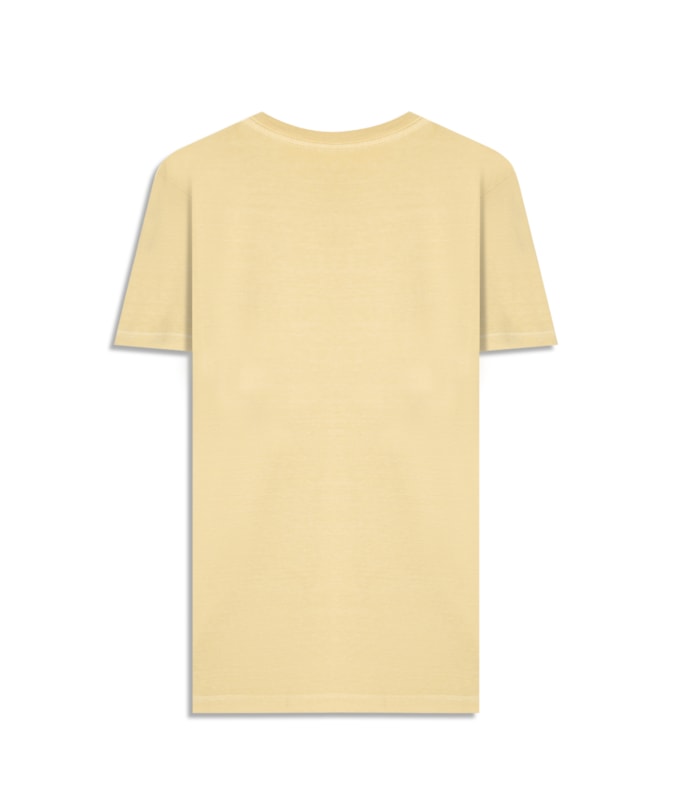 T-Shirt Washed Amarelo
