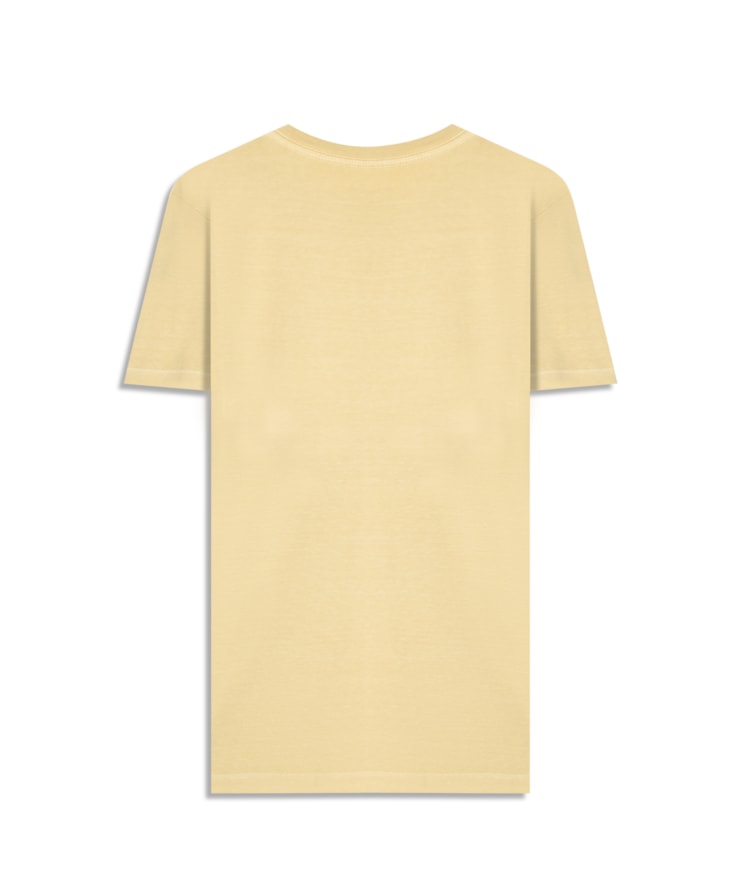T-Shirt Washed Amarelo