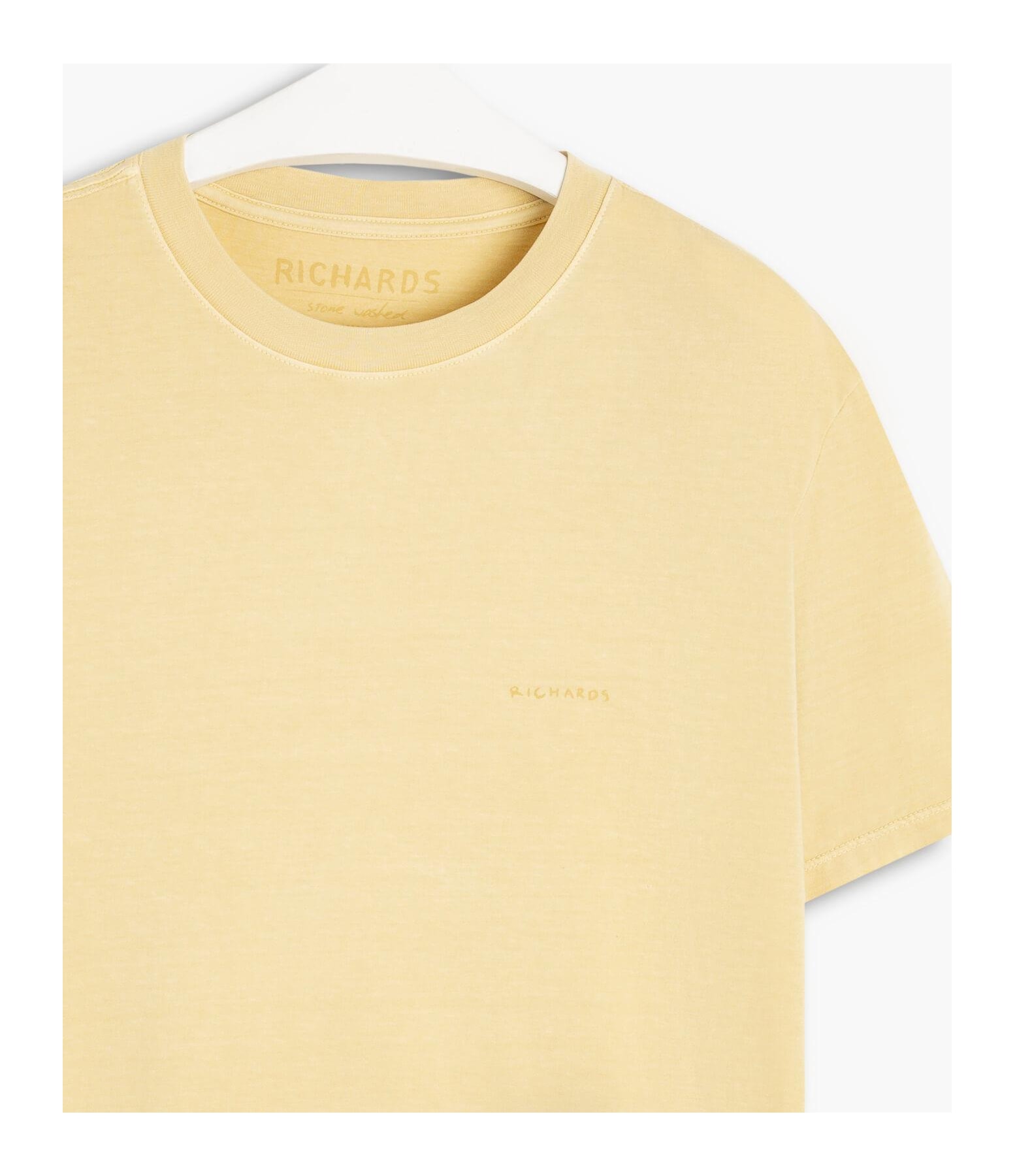 T-Shirt Washed Aquarela Amarelo