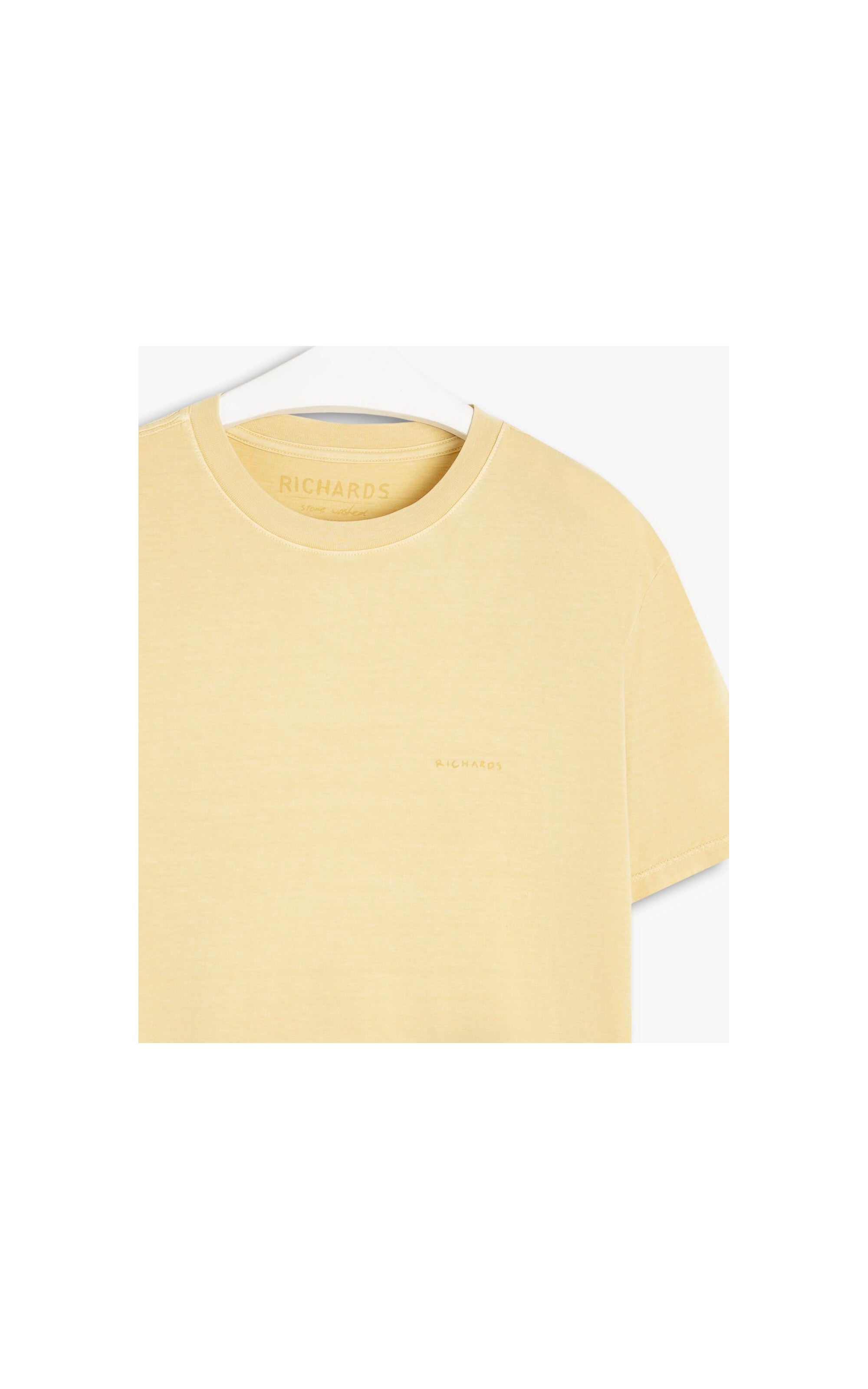 T-Shirt Washed Aquarela Amarelo