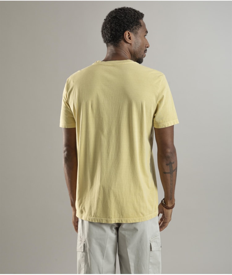 T-Shirt Washed Aquarela Amarelo