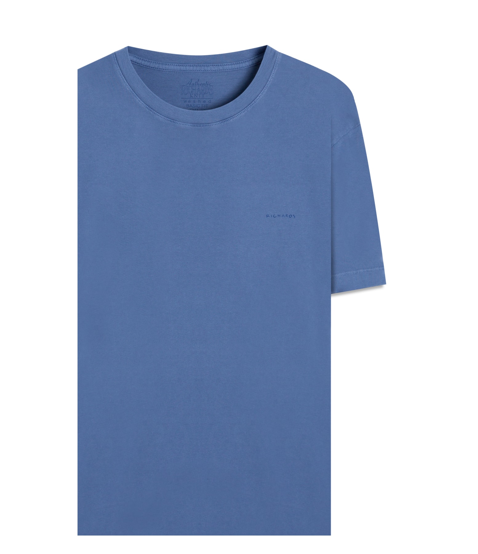 T-Shirt Washed Aquarela Azul Jeans