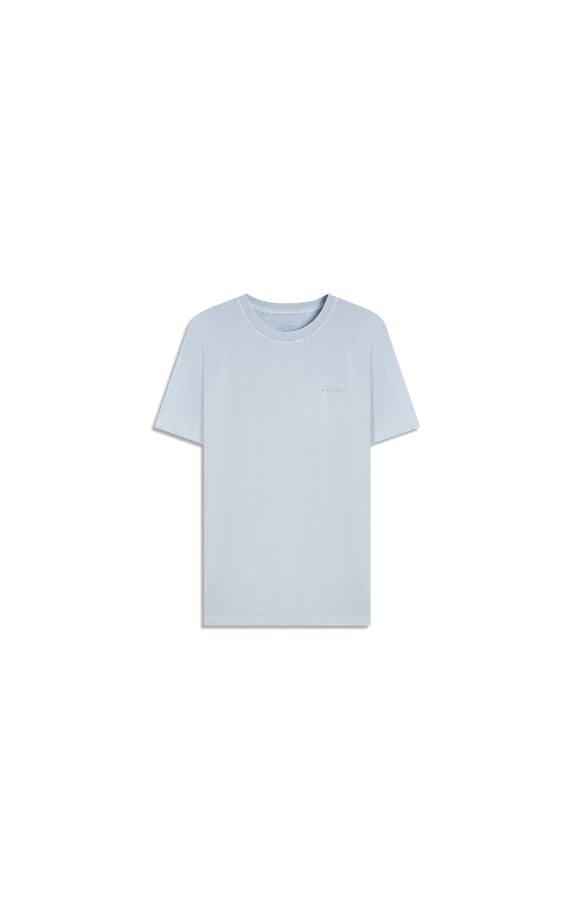T-Shirt Washed Aquarela Azul Seco