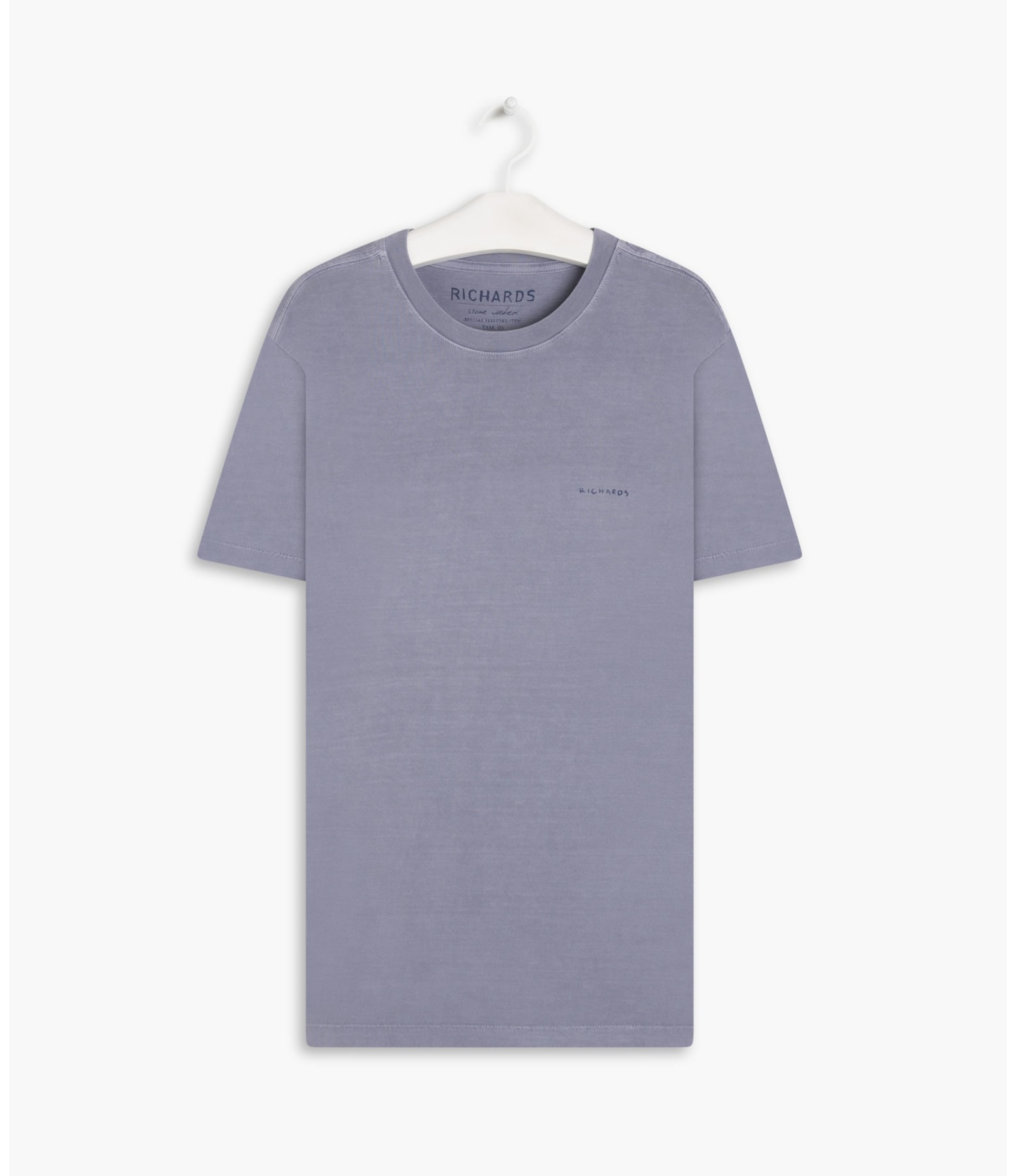 T-Shirt Washed Aquarela Blue Vintage i