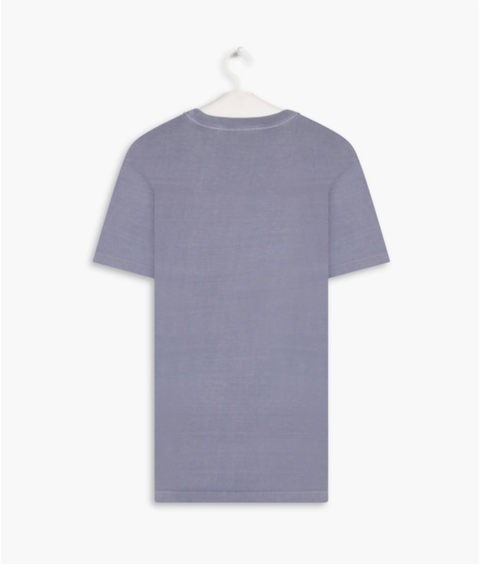 T-Shirt Washed Aquarela Blue Vintage i