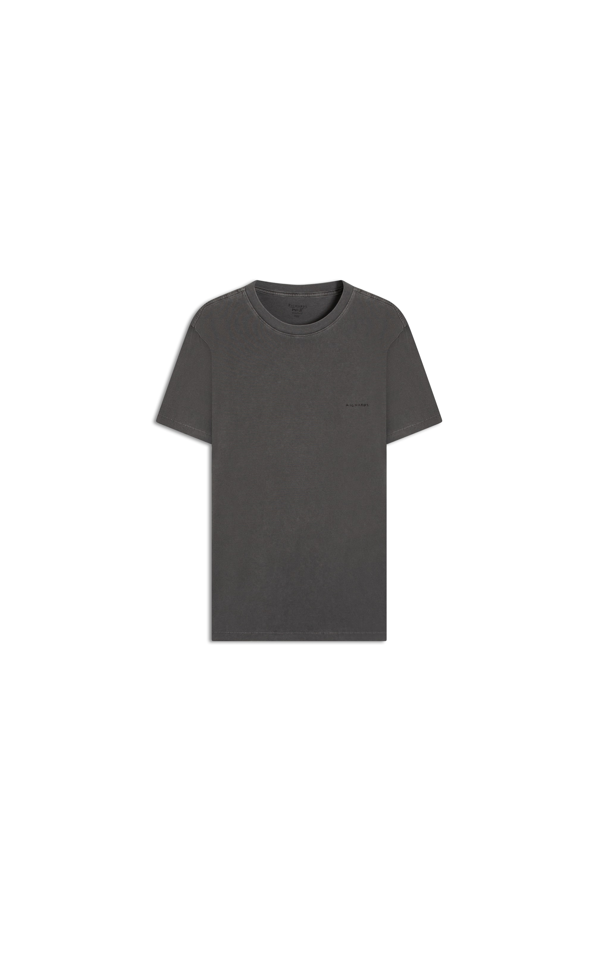 T-Shirt Washed Aquarela Charcoal