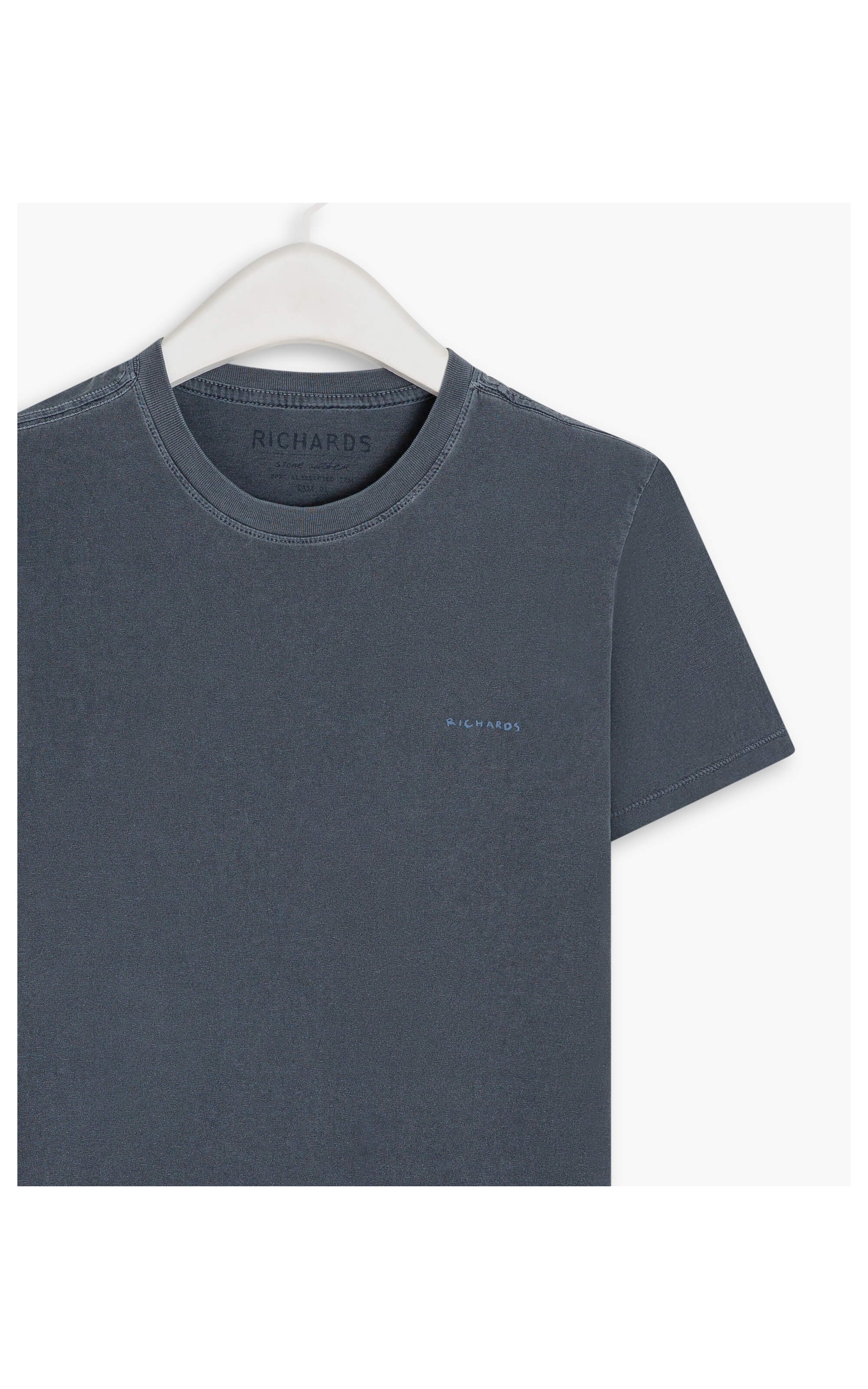 T-Shirt Washed Aquarela Dark Navy