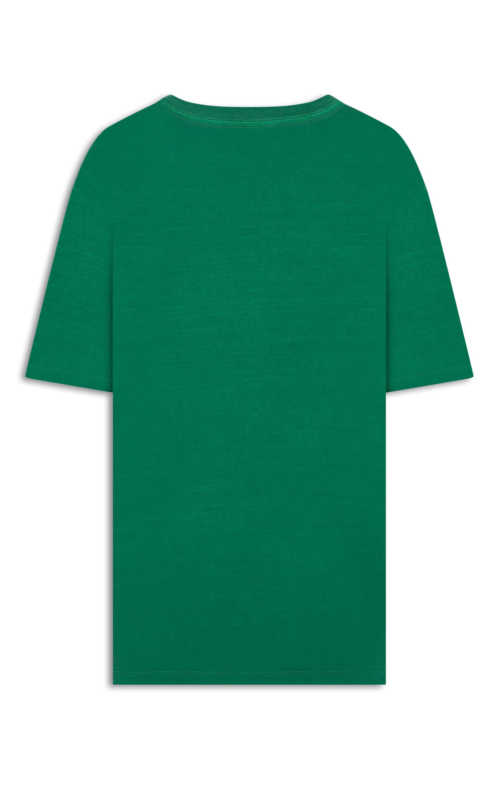 T-Shirt Washed Aquarela Esmeralda
