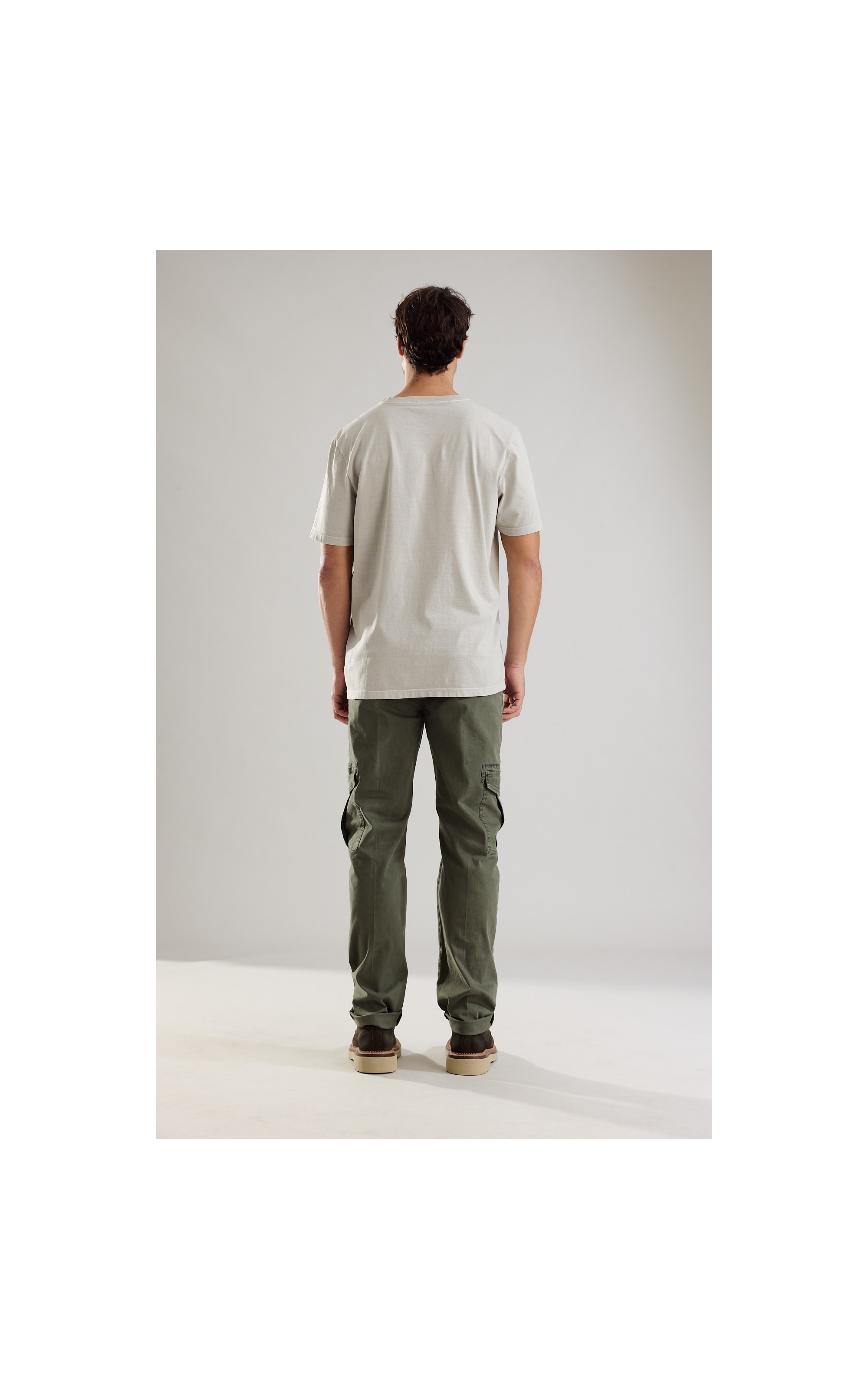 T-Shirt Washed Aquarela Gelo