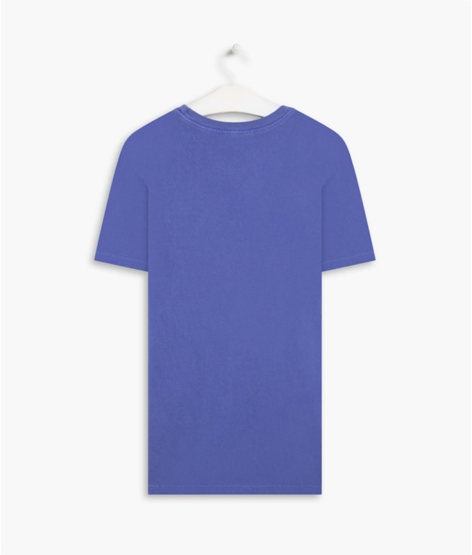 T-Shirt Washed Aquarela Hortencia