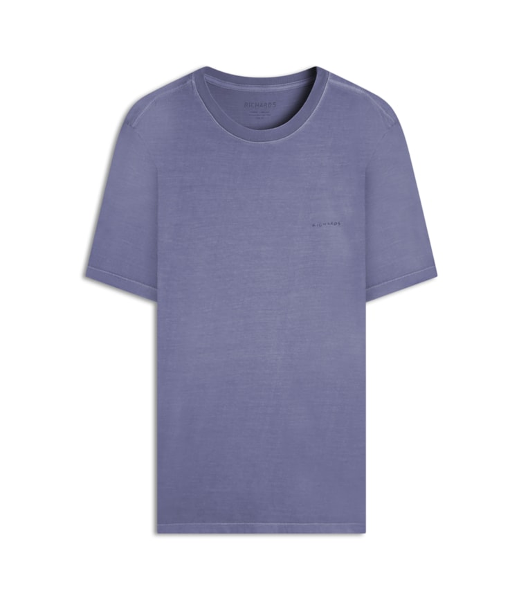 T-Shirt Washed Aquarela Misty