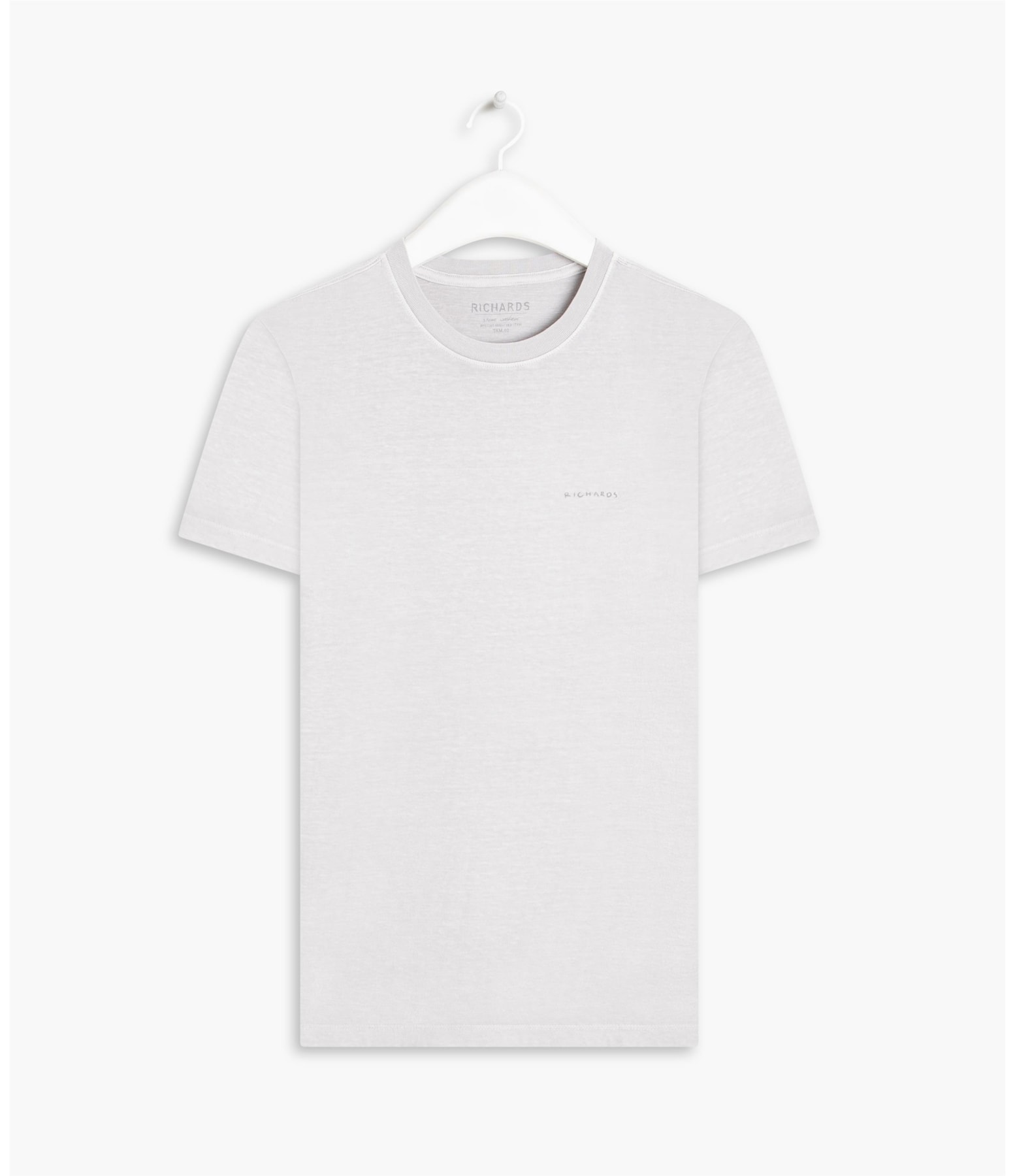 T-Shirt Washed Aquarela Prata