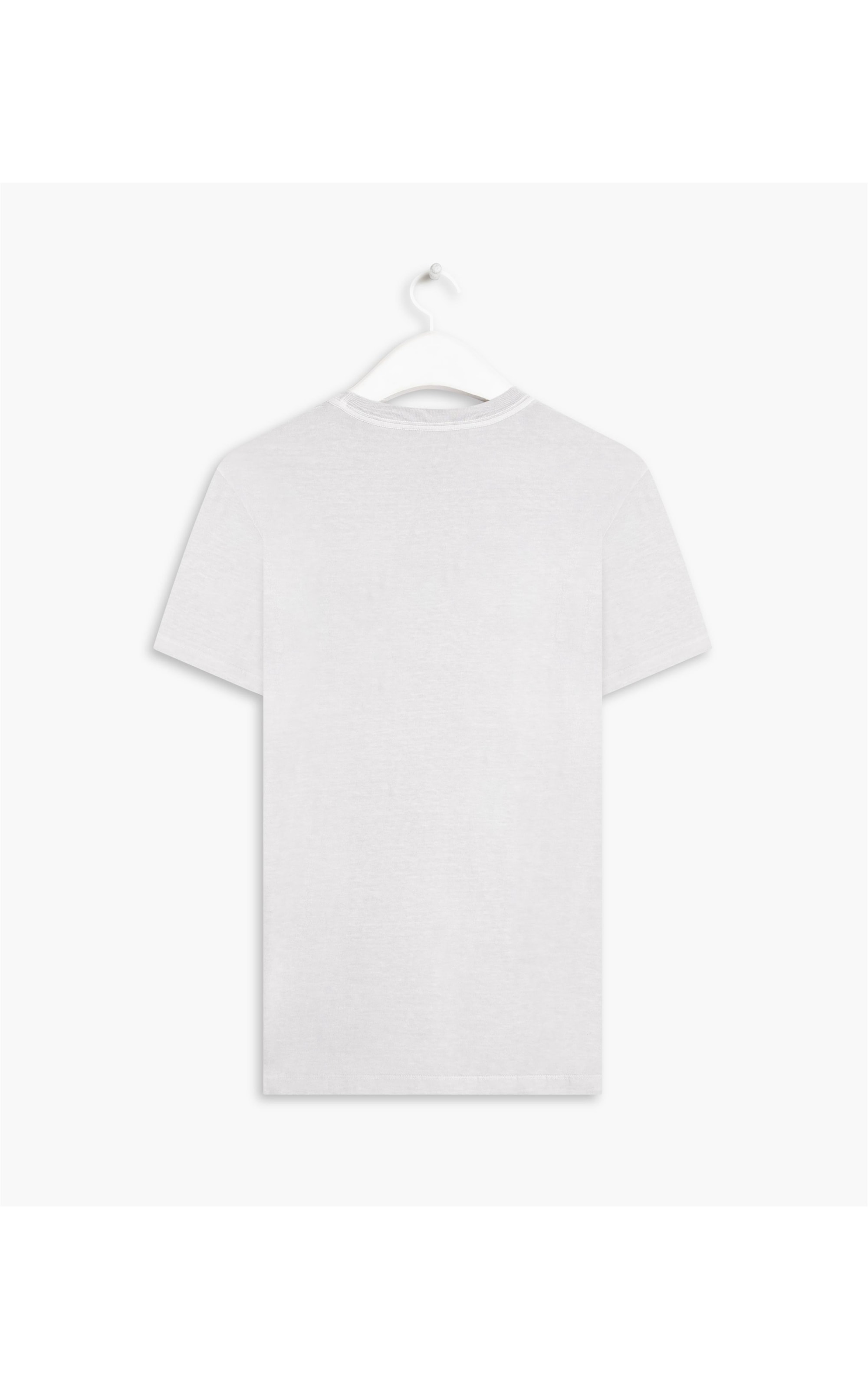 T-Shirt Washed Aquarela Prata