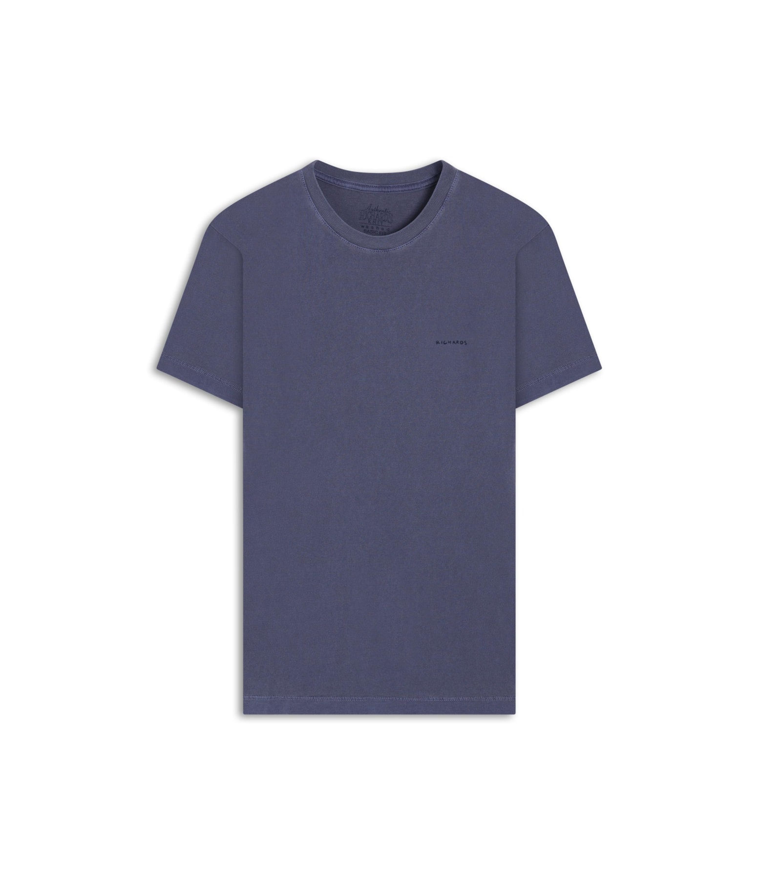 T-Shirt Washed Aquarela Purple Blue