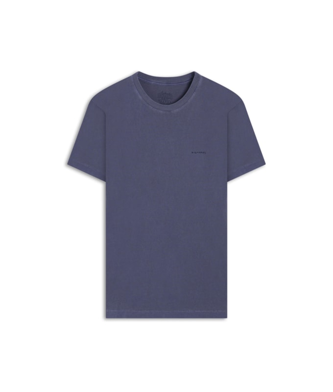 T-Shirt Washed Aquarela Purple Blue