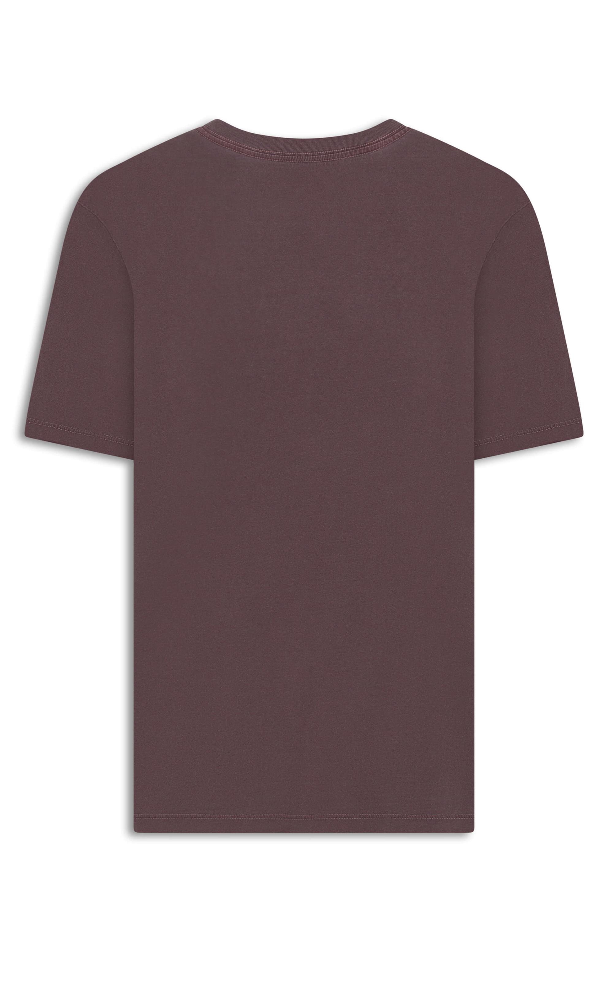 T-Shirt Washed Aquarela Purple Gray
