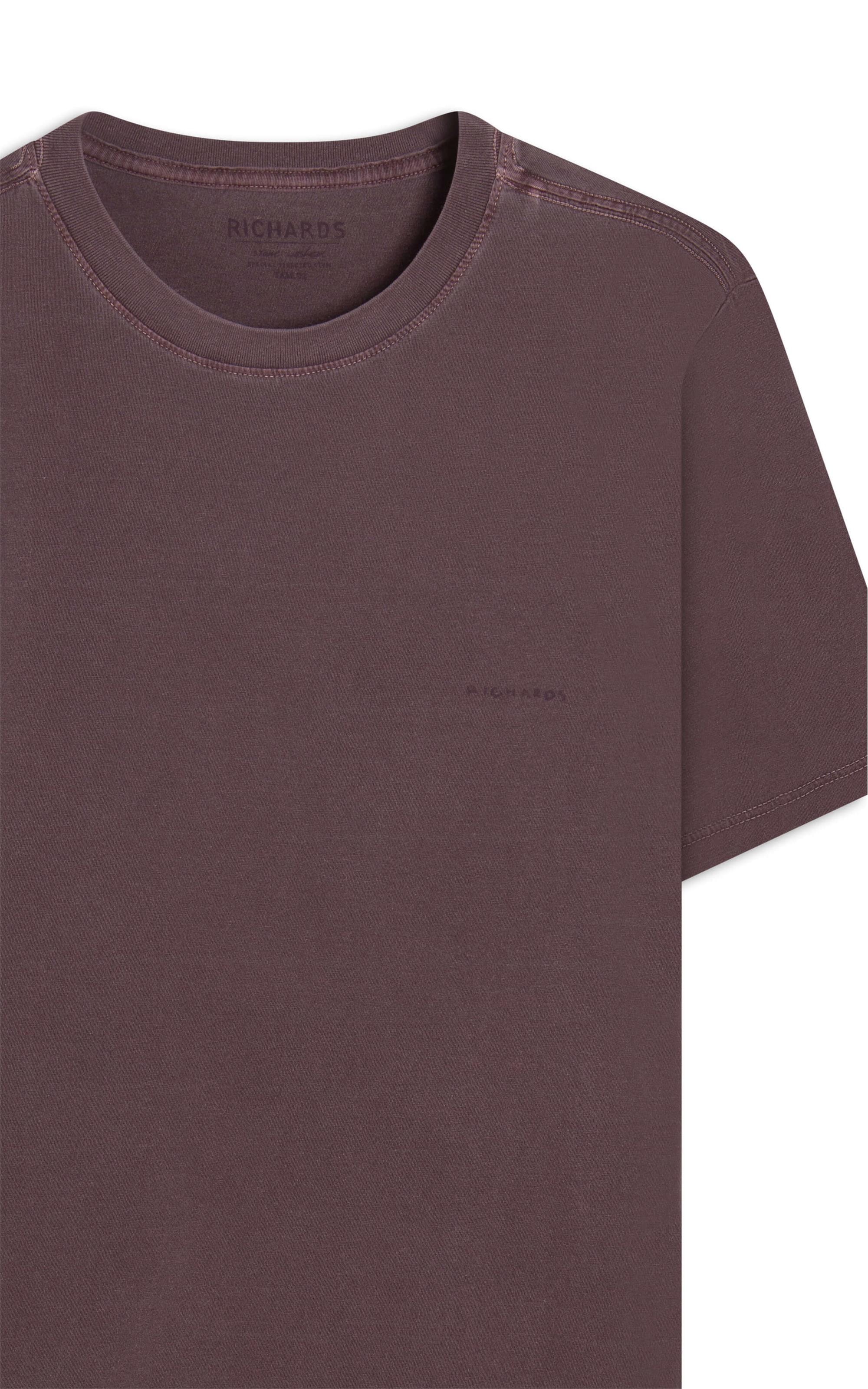 T-Shirt Washed Aquarela Purple Gray