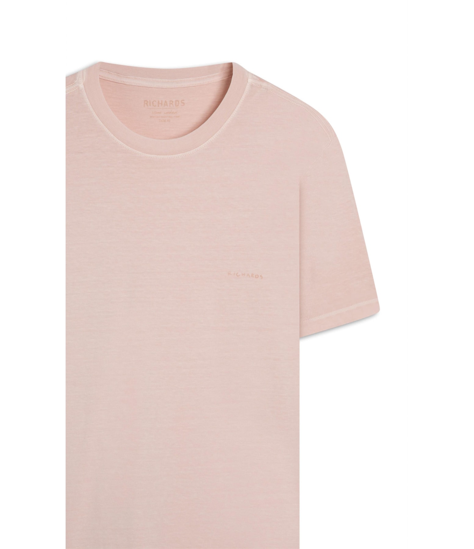 T-Shirt Washed Aquarela Rosa