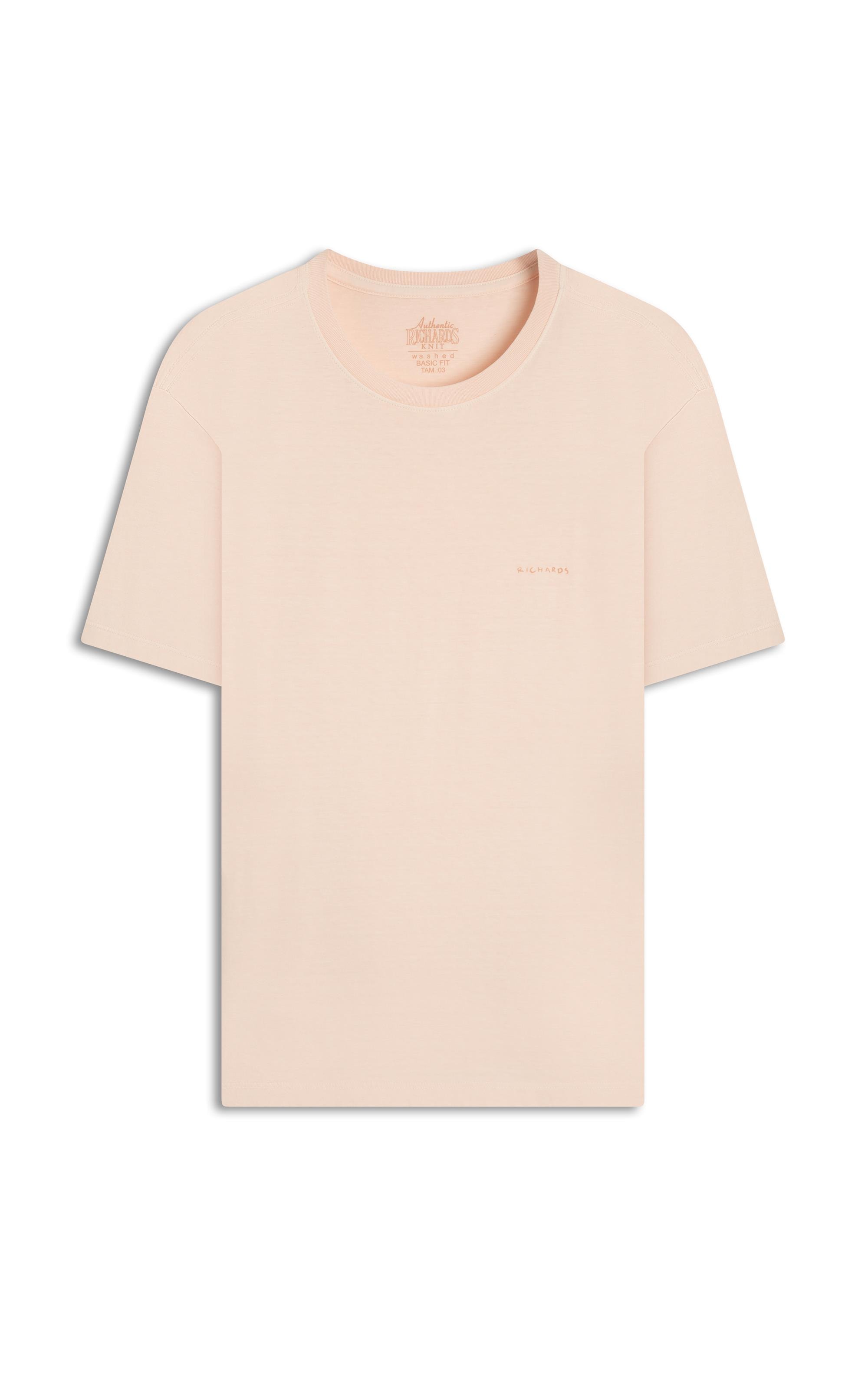 T-Shirt Washed Aquarela Rosa i