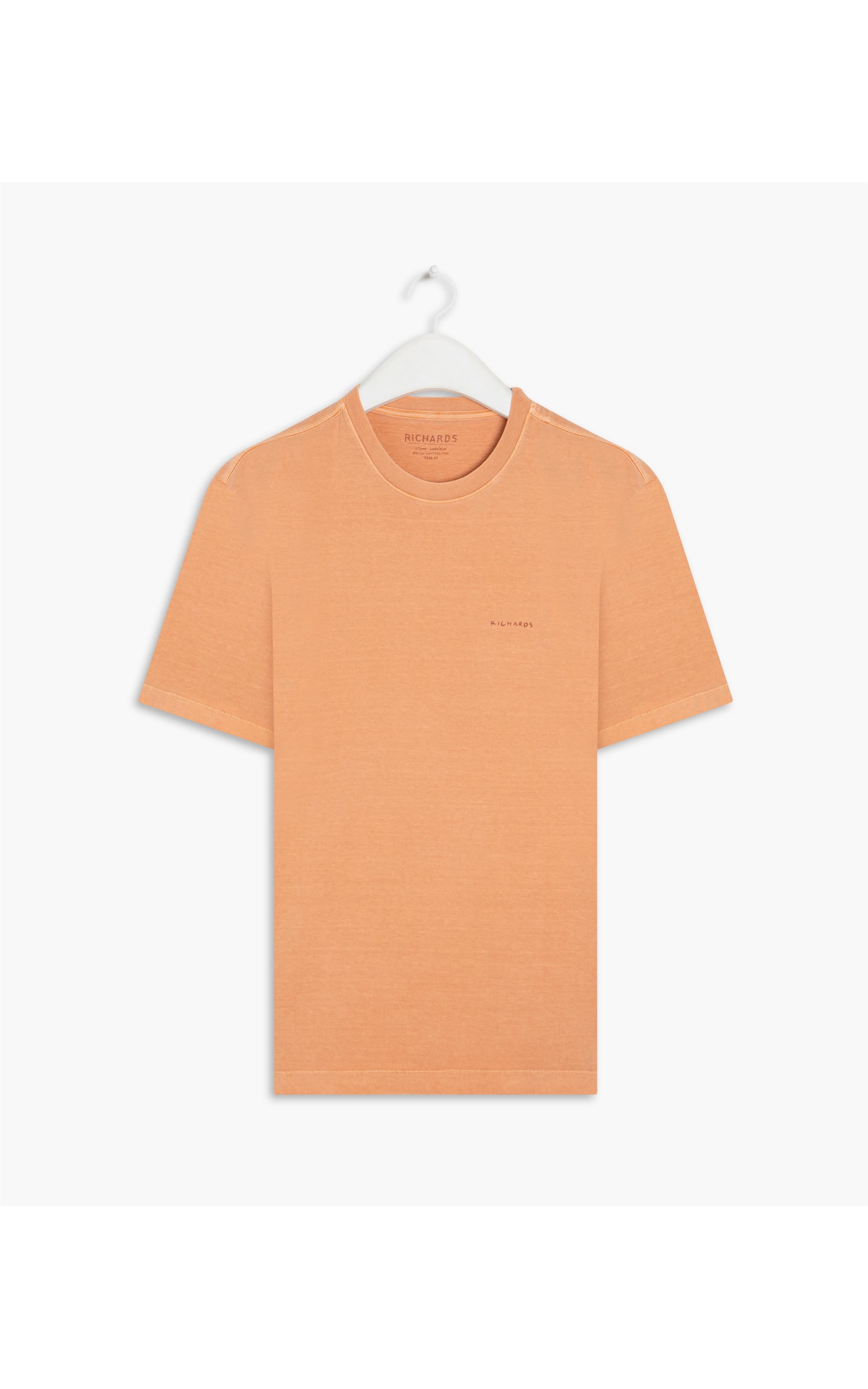 T-Shirt Washed Aquarela Salmão