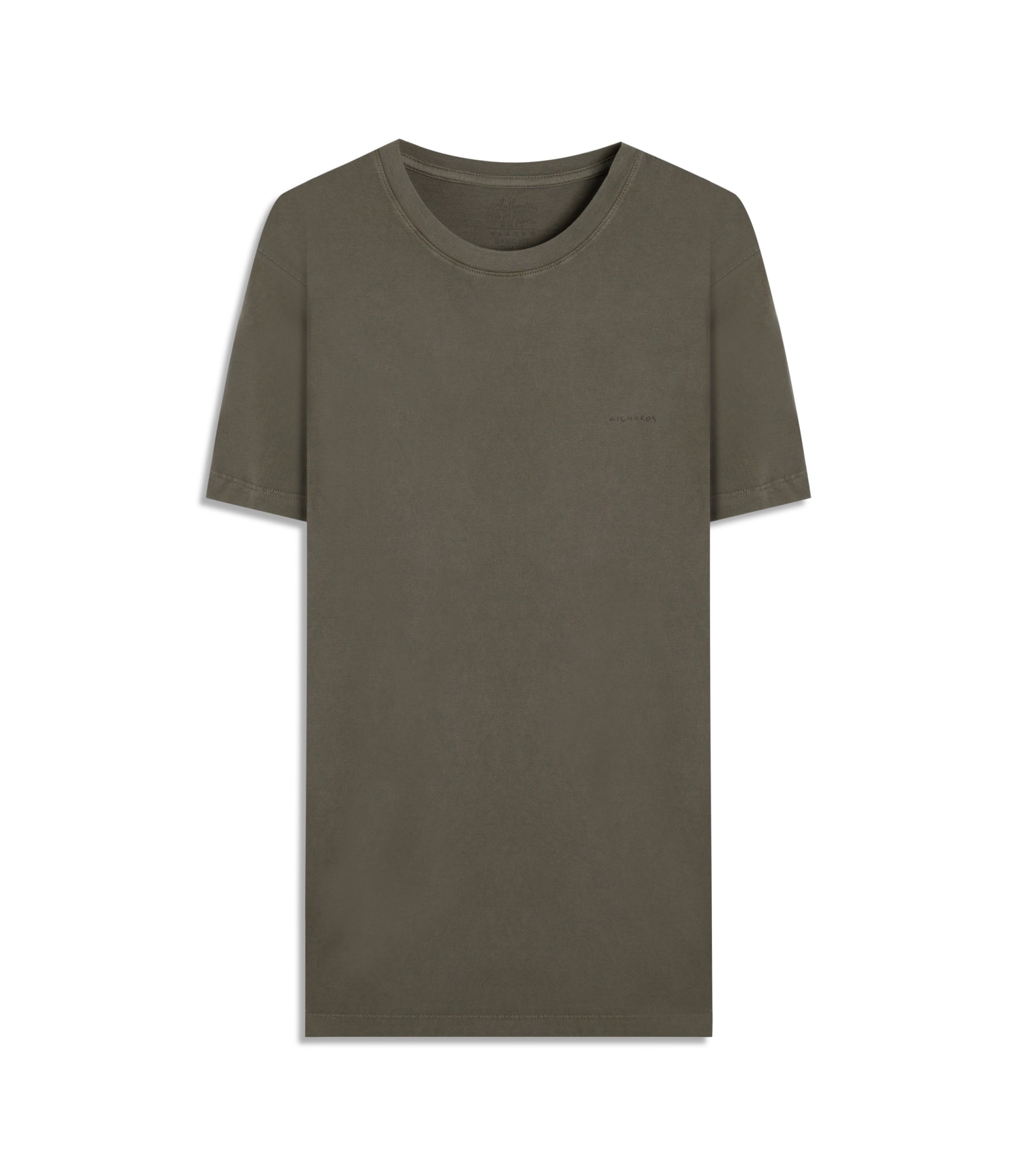 T-Shirt Washed Aquarela  Tabaco