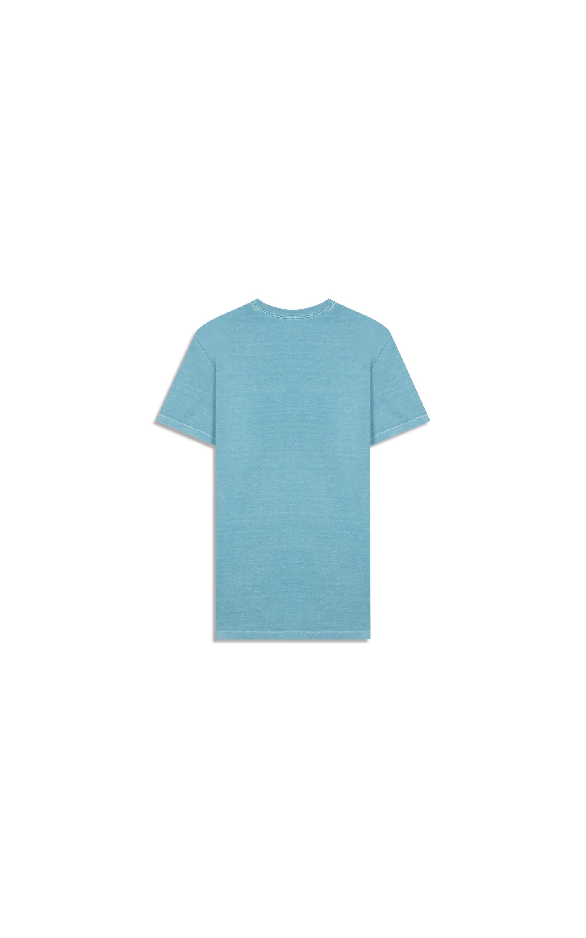 T-Shirt Washed Aquarela Turquesa