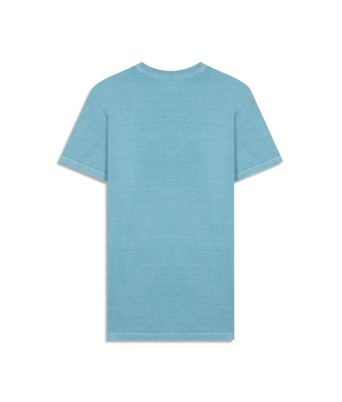T-Shirt Washed Aquarela Turquesa