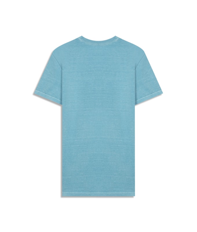 T-Shirt Washed Aquarela Turquesa