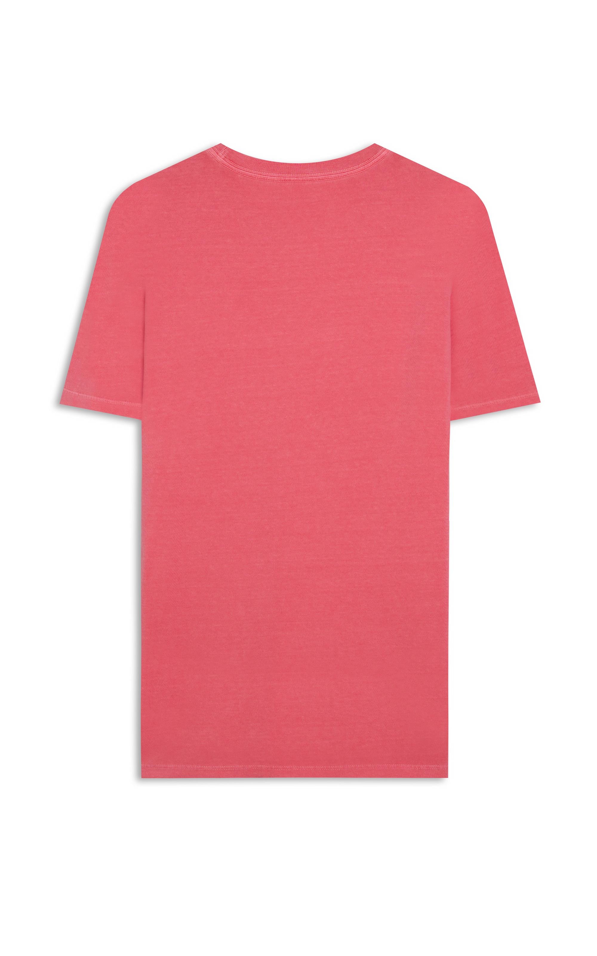 T-Shirt Washed Aquarela Vermelho  (P240
