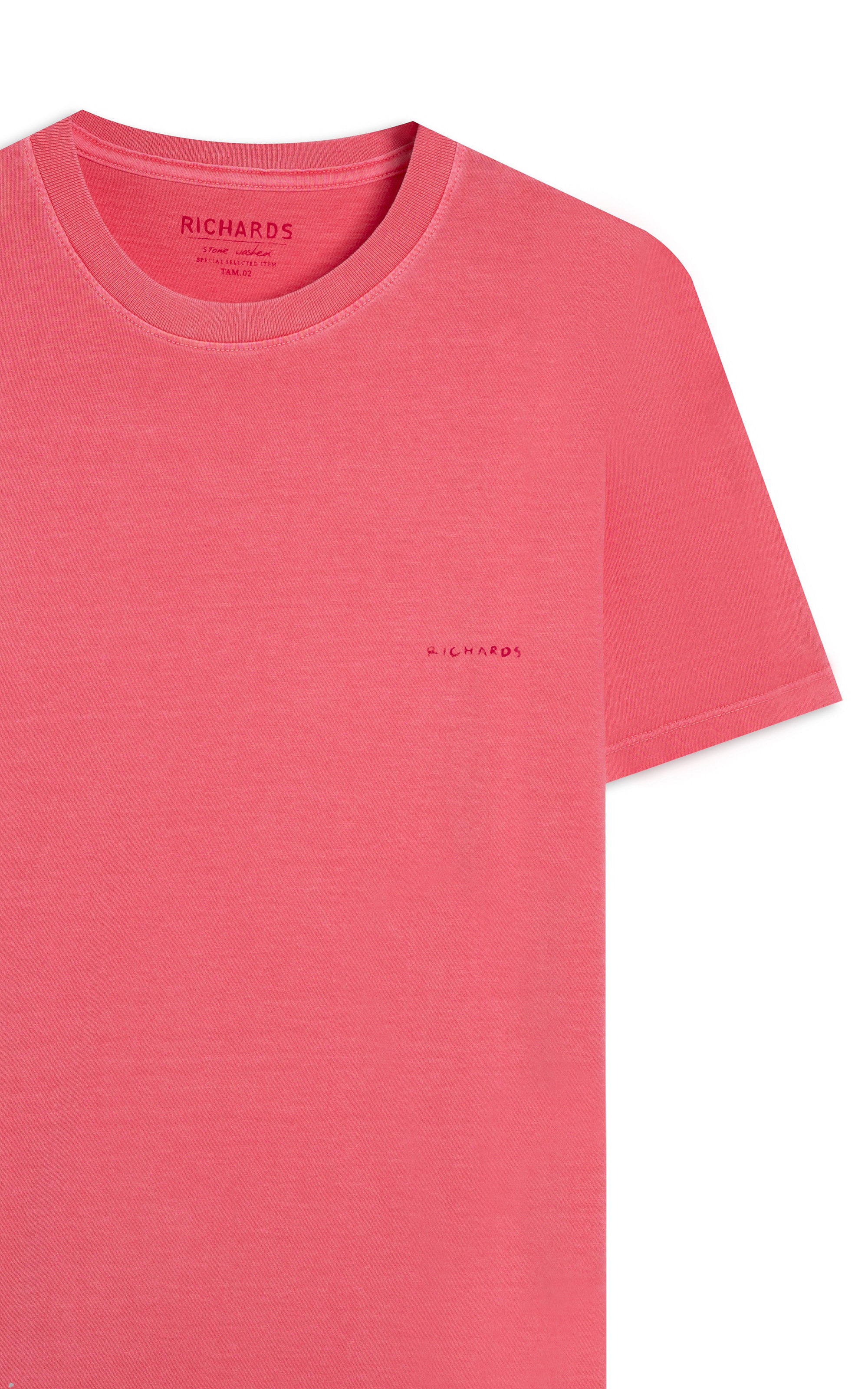 T-Shirt Washed Aquarela Vermelho  (P240
