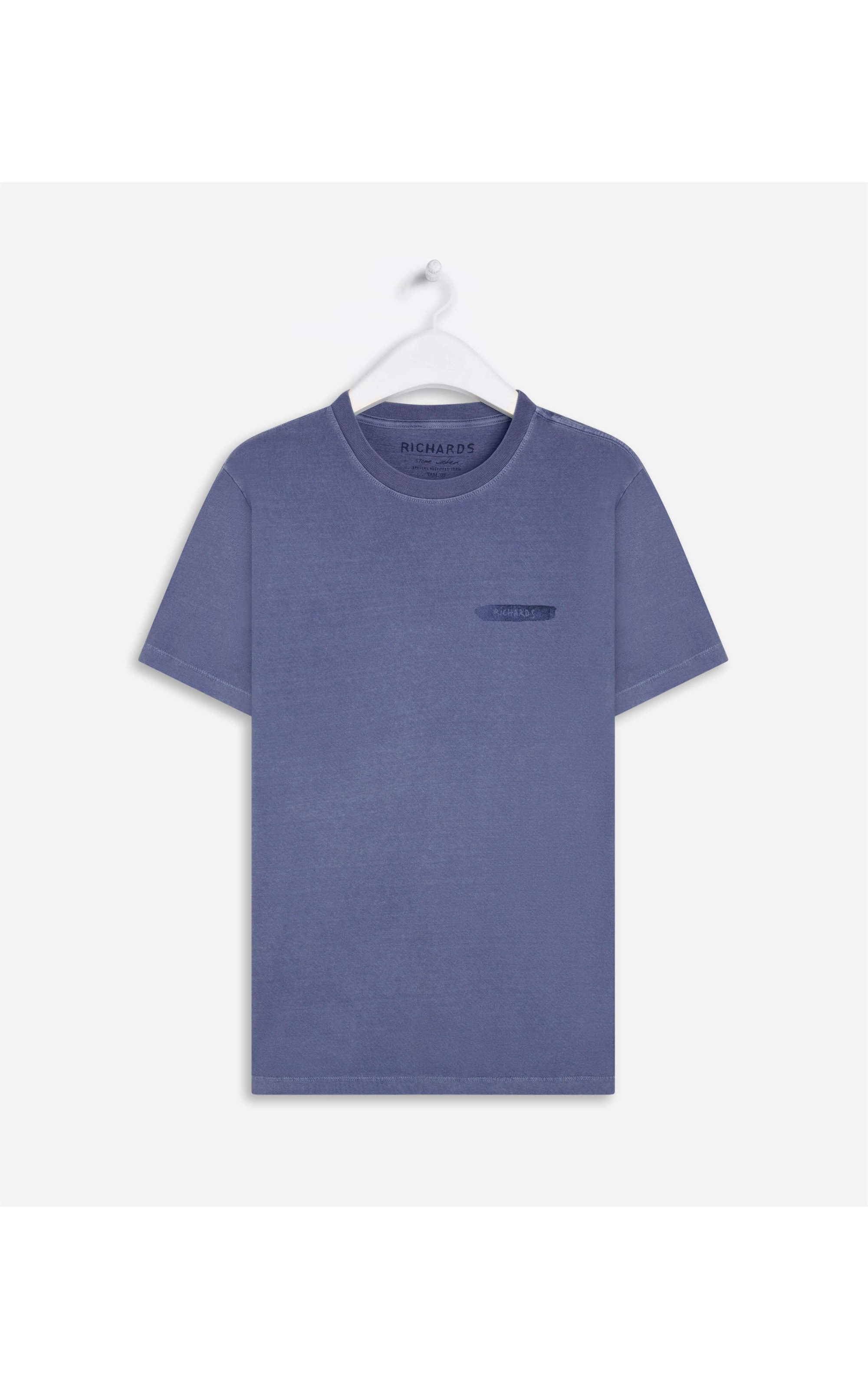 T-Shirt Washed Araia Azul Bic