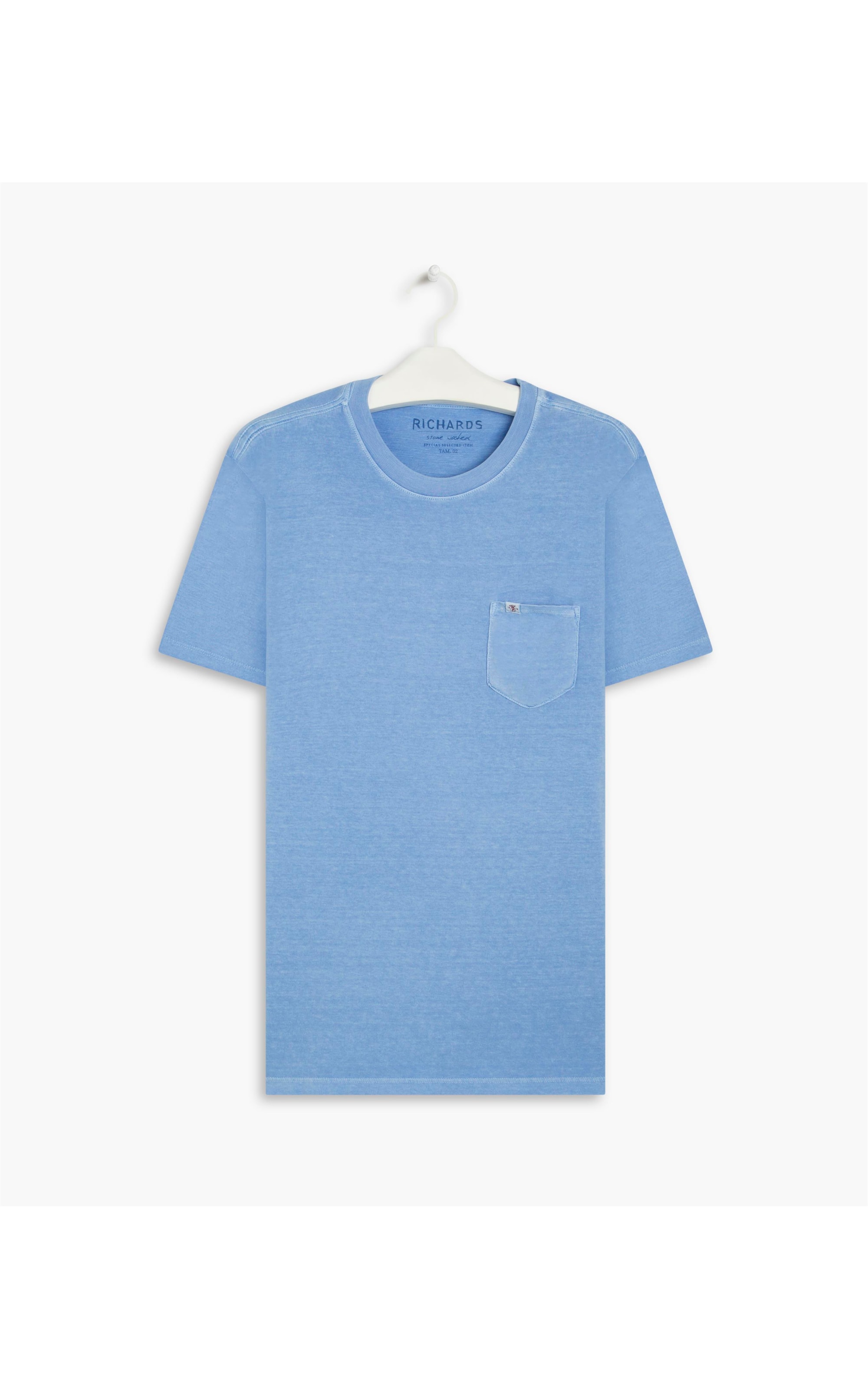 T-Shirt Washed Azul Chofer