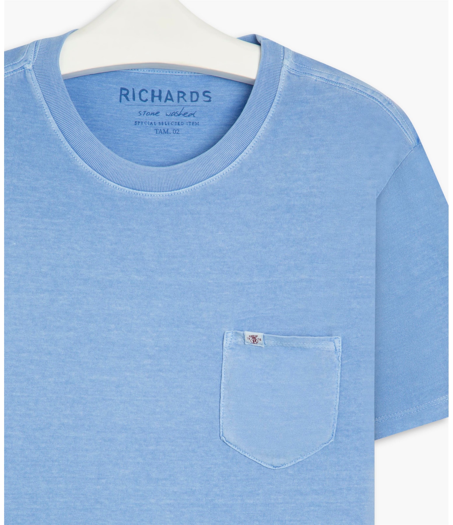 T-Shirt Washed Azul Chofer