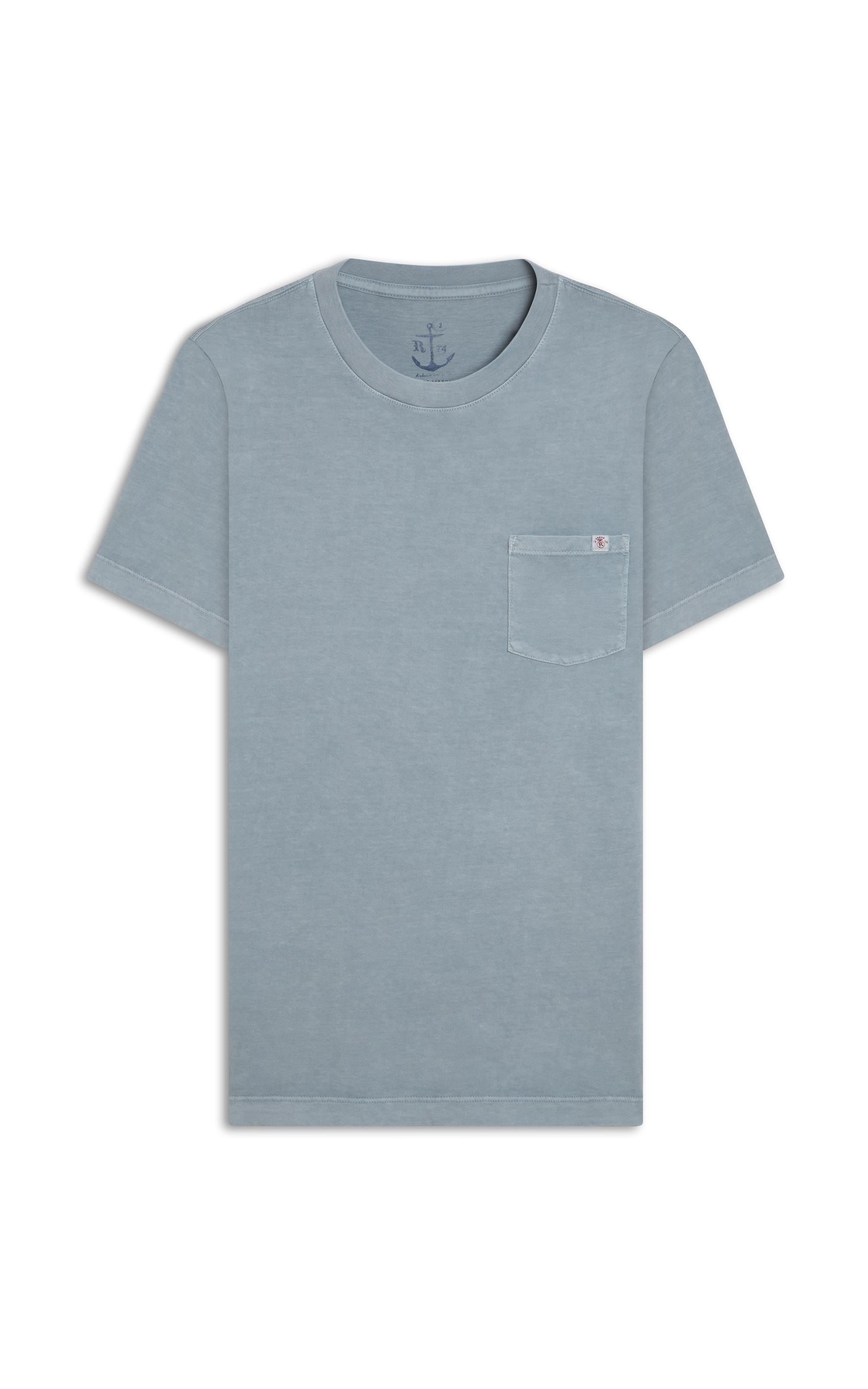 T-Shirt Washed Azul Piscina