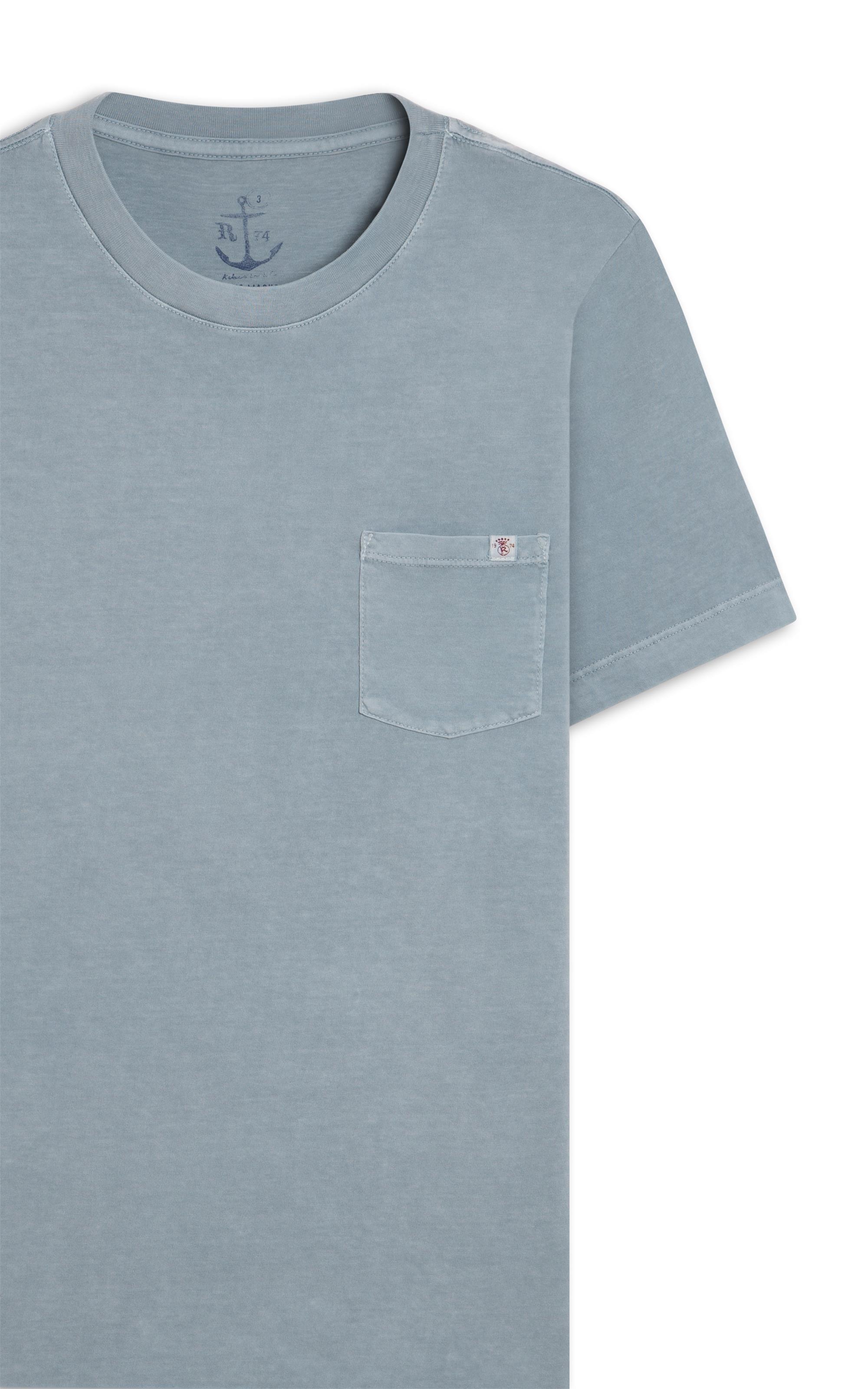 T-Shirt Washed Azul Piscina