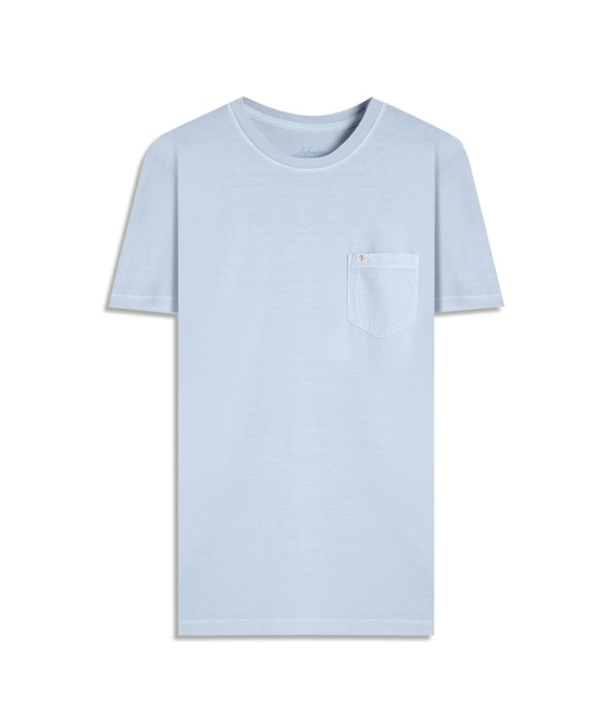 T-Shirt Washed Azul Seco