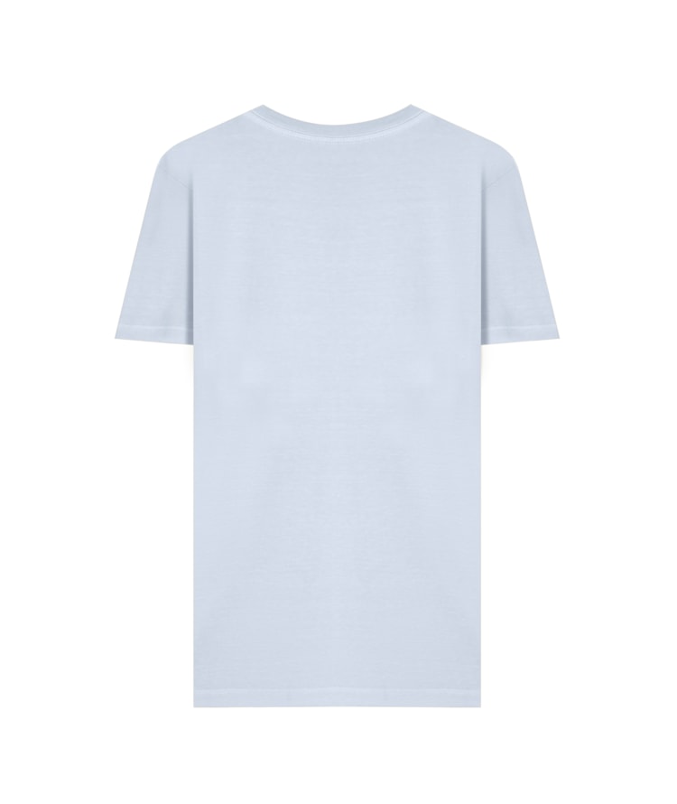 T-Shirt Washed Azul Seco