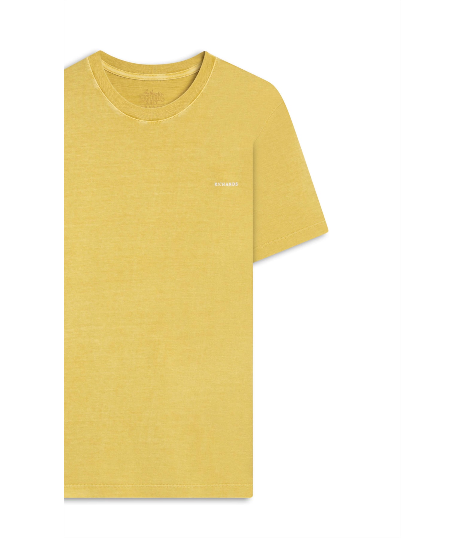 T-Shirt Washed Ball Costas Mc Mostarda