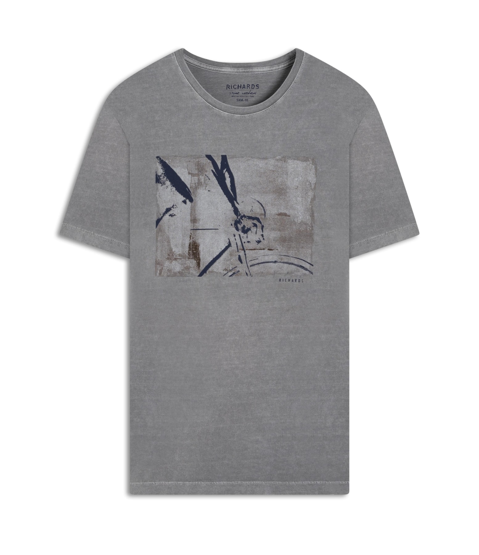 T-Shirt Washed Bike Block Mc Castor