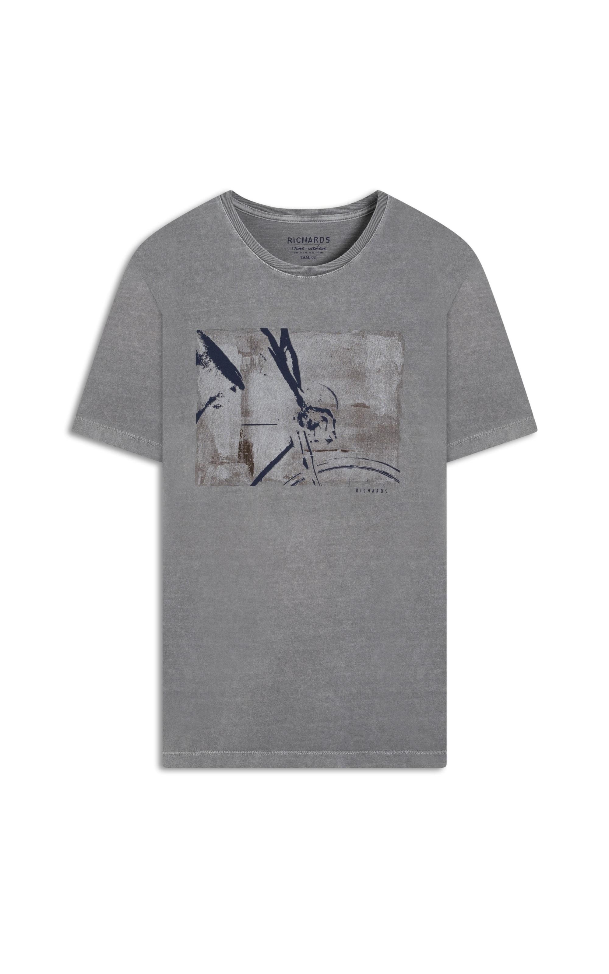 T-Shirt Washed Bike Block Mc Castor
