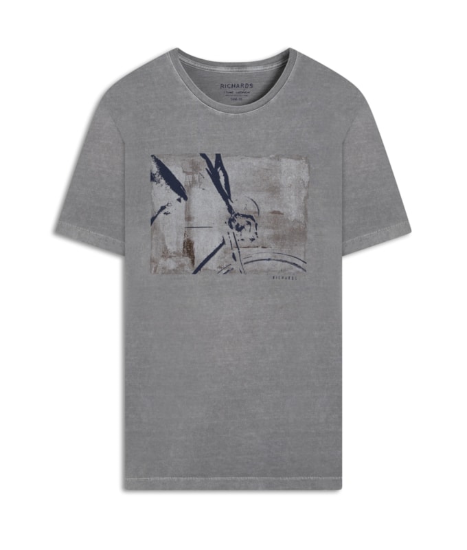 T-Shirt Washed Bike Block Mc Castor