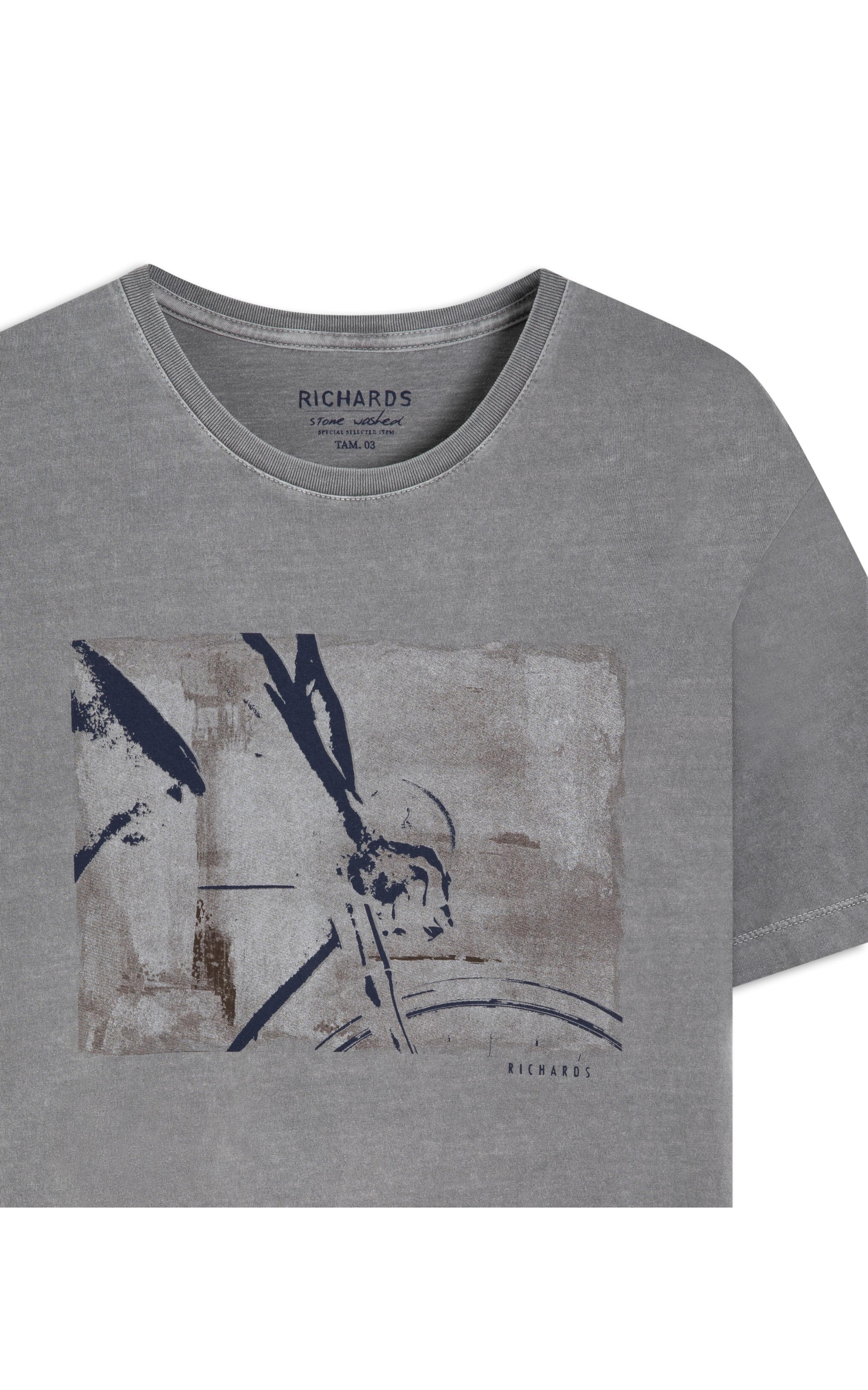 T-Shirt Washed Bike Block Mc Castor