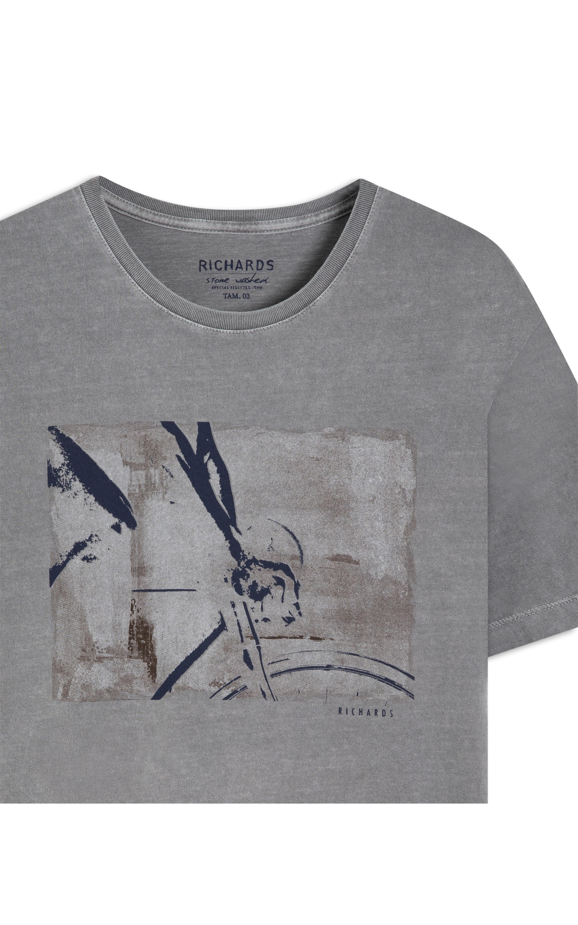 T-Shirt Washed Bike Block Mc Castor