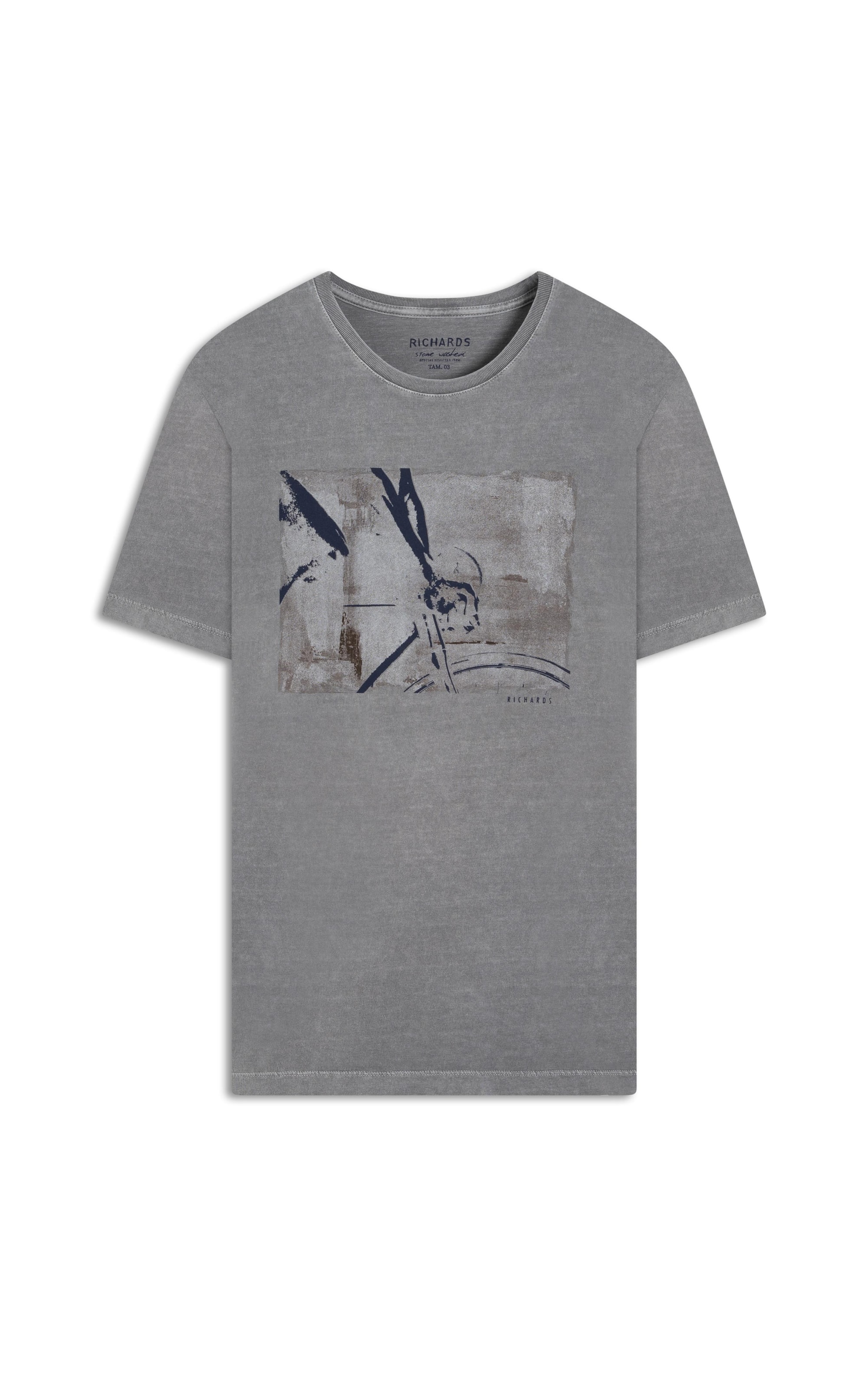T-Shirt Washed Bike Block Mc Castor