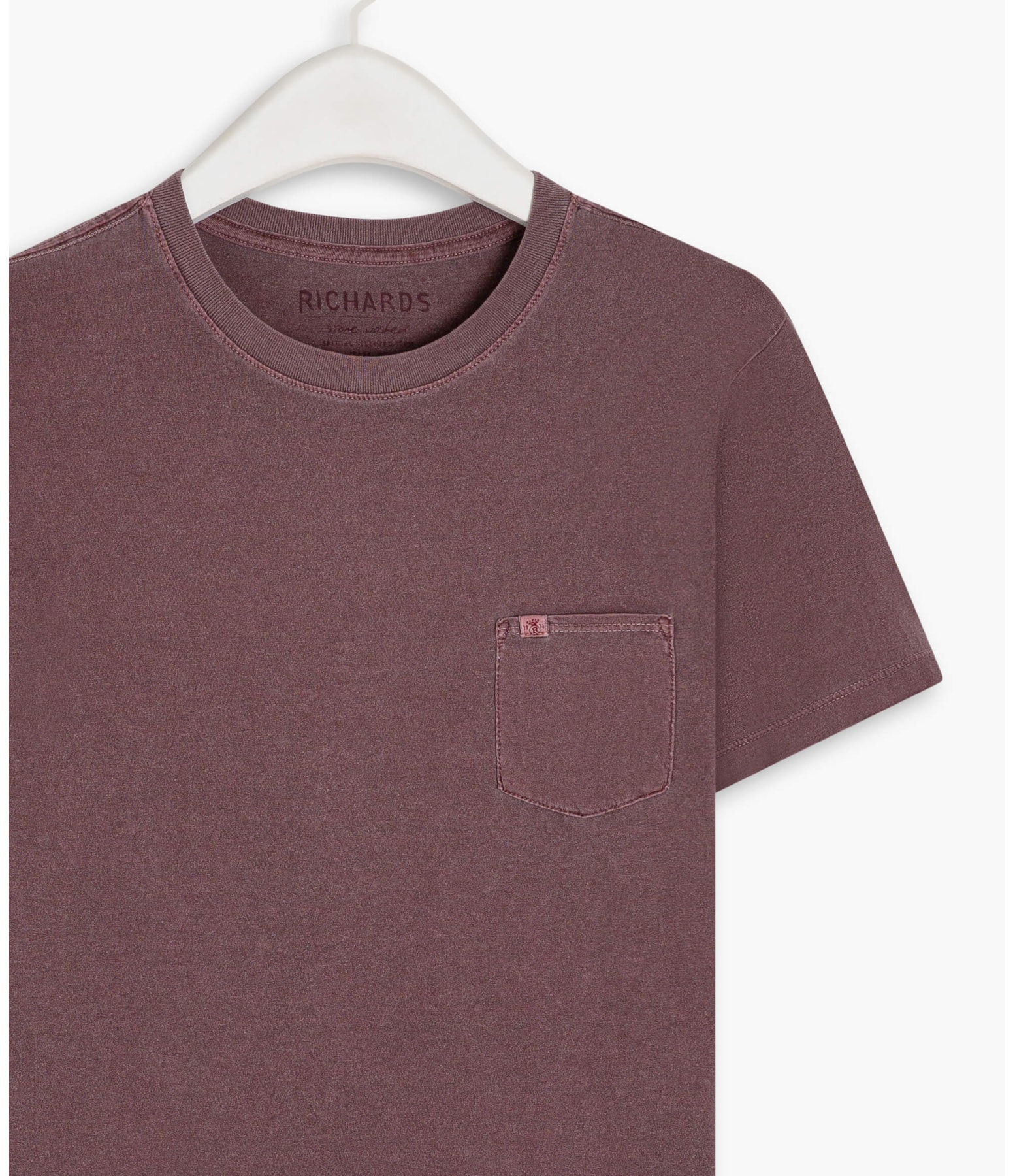 T-Shirt Washed Bordeaux